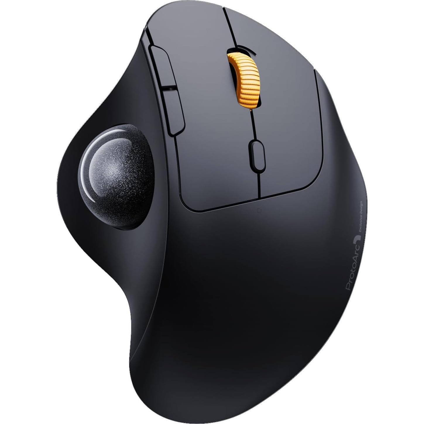 Ratón Trackball Inalámbrico ProtoArc EM04 Ergonómico Gris