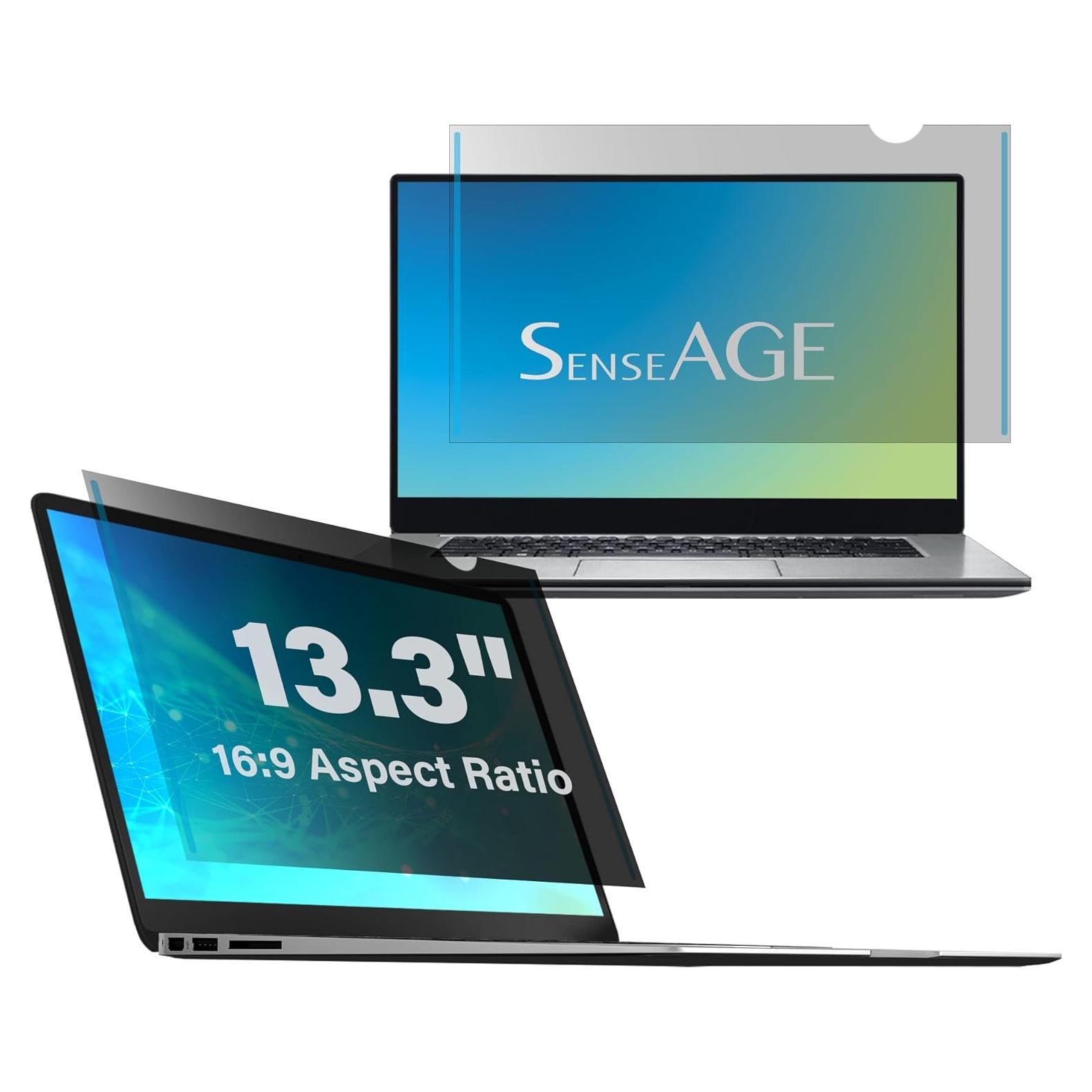 Filtro de Pantalla Privada SenseAGE 13.3" Antirreflejo y UV