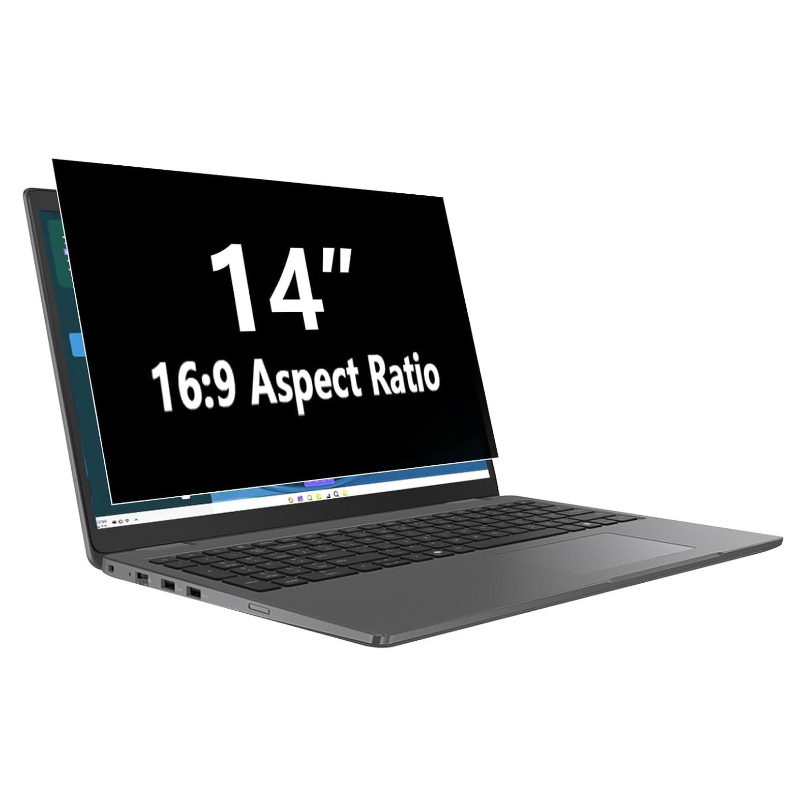 Filtro de Pantalla Privada 14" Expoagog, Anti Rayones y Luz Azul