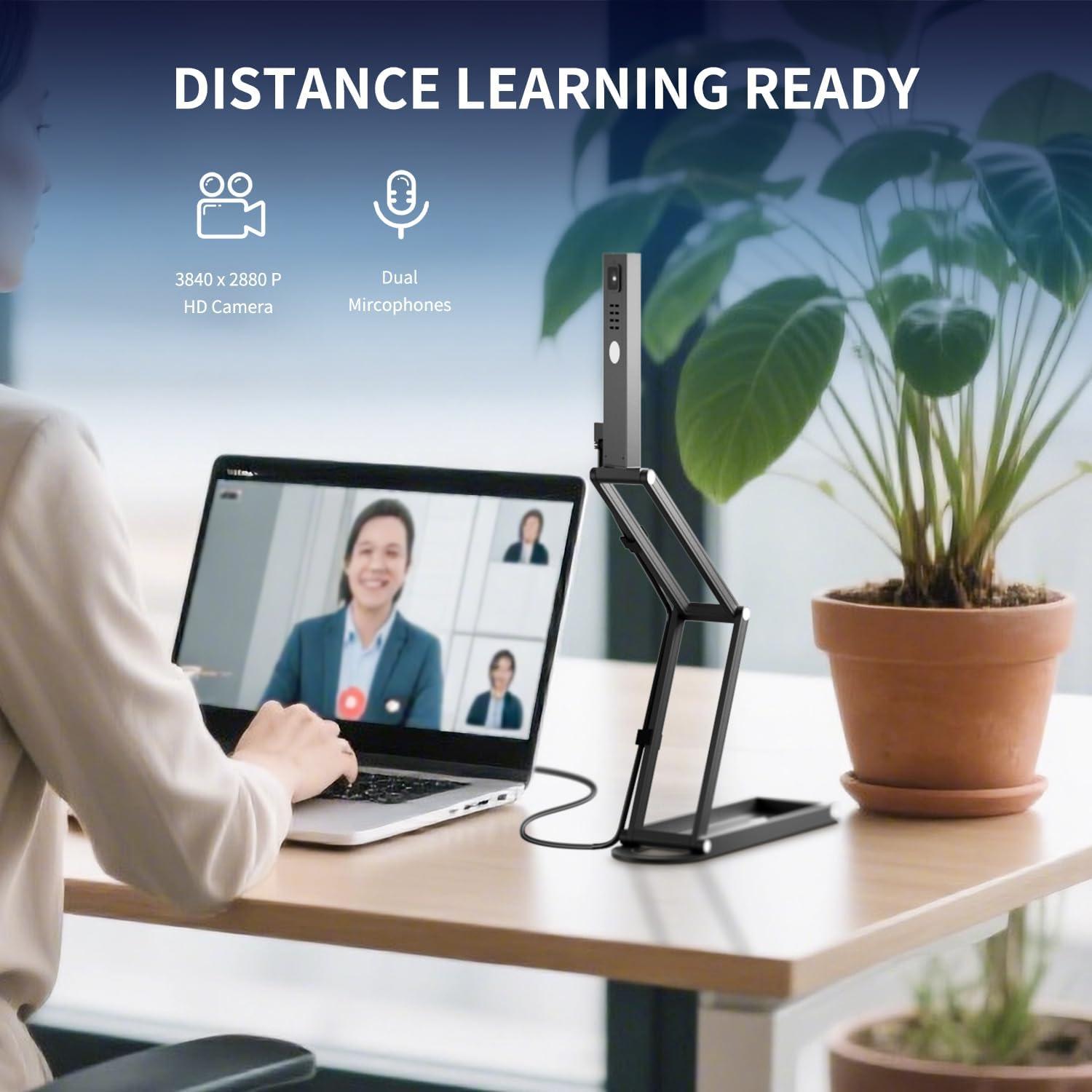 Cámara de Documentos 4K NetumScan A3 con Micrófono y LED