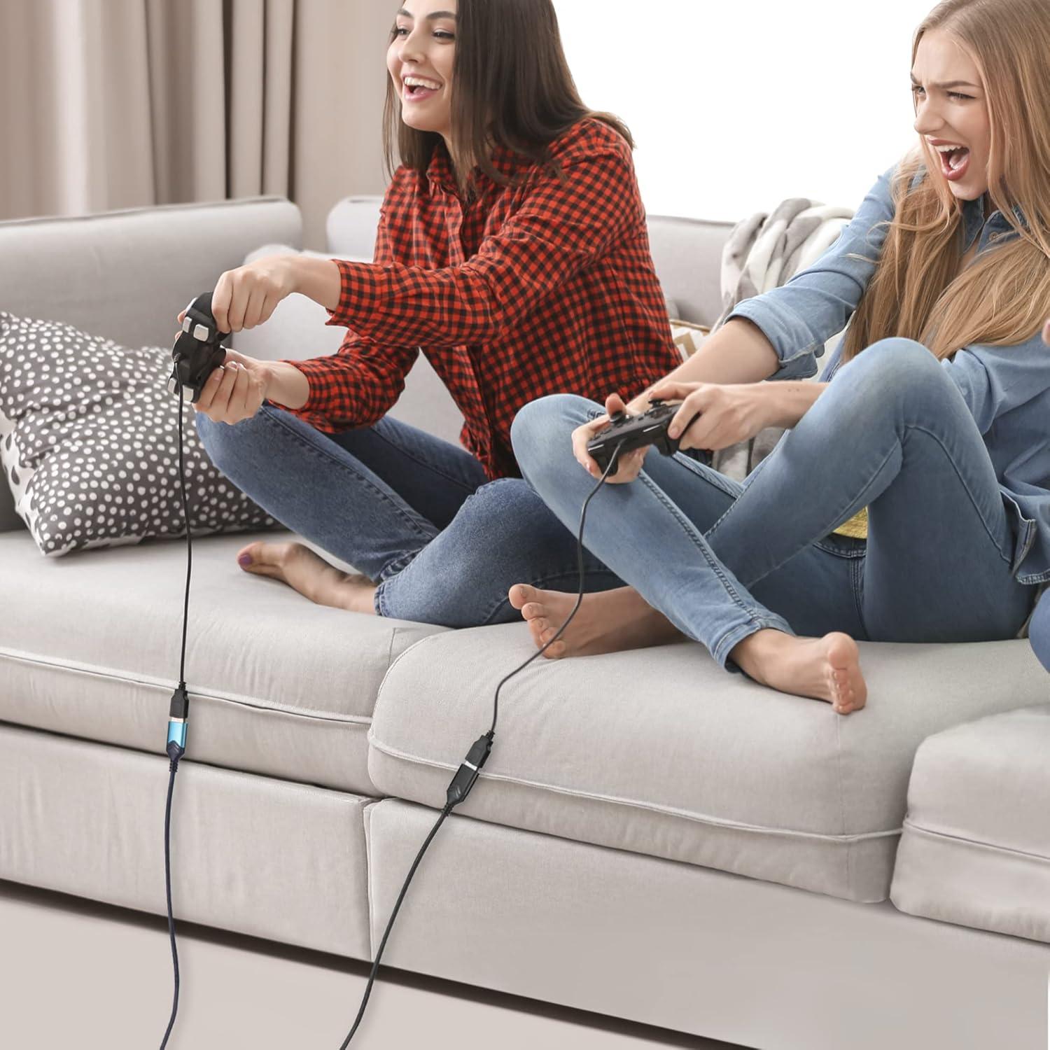 Cable de Extensión USB 3.0 ROFICORD 2Pack 0.61m Rojo