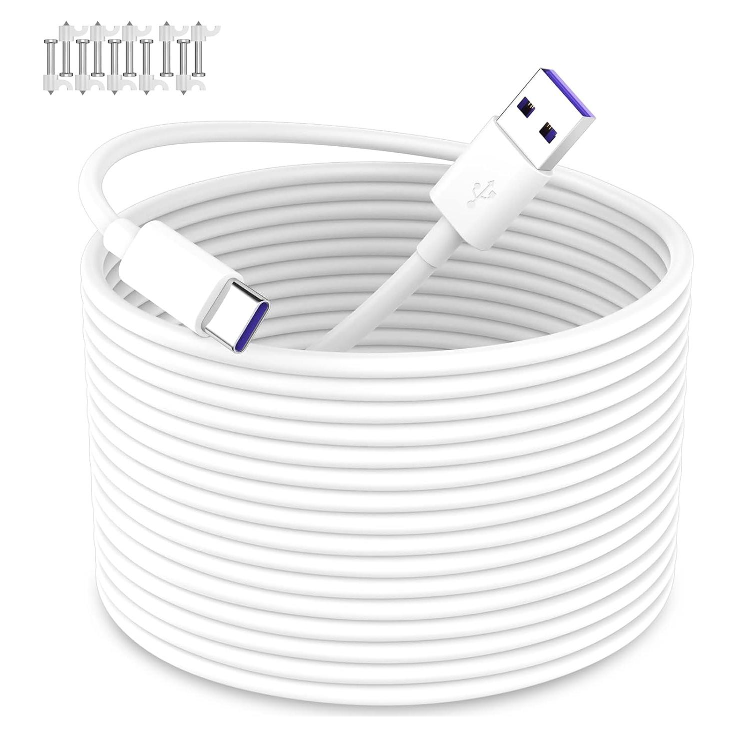 Cable de Alimentación USB A a C iMangoo 10m para CCTV