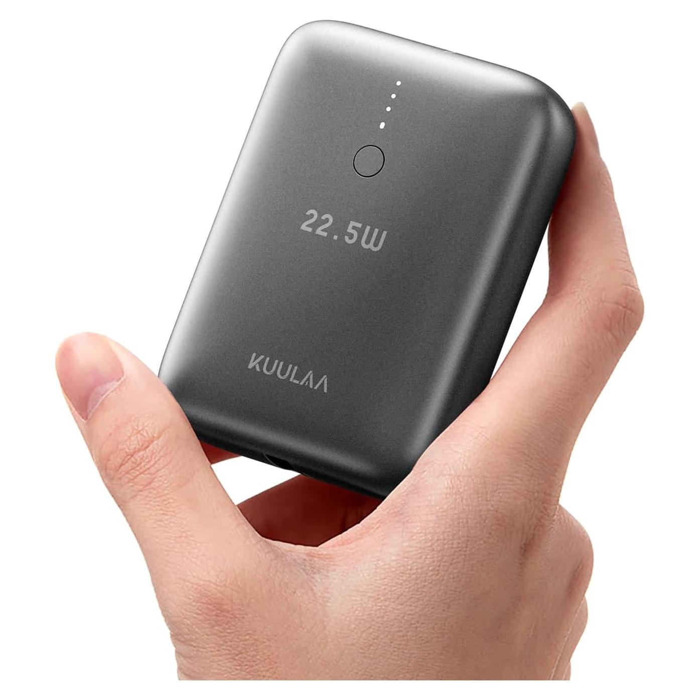 Cargador Portátil Kuulaa 10000mAh PD 22.5W USB-C Rápido