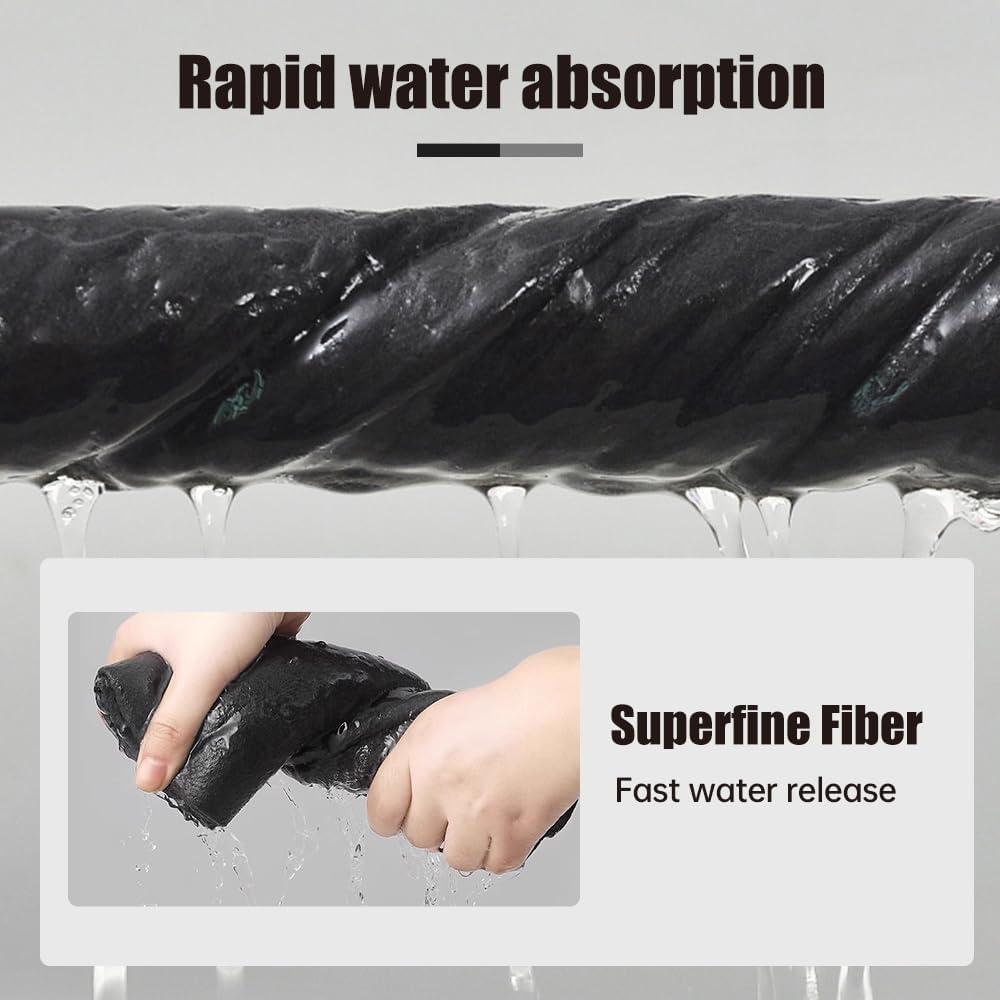 Thickened Magic Cleaning Cloth, 2026 New Reusable Microfiber Cleaning Rag, Streak Free Multipurpose Microfiber Cleaning Cloth for Kitchen, Window, Mirror, Glass, Cars (5 PCS, 8x12 in)