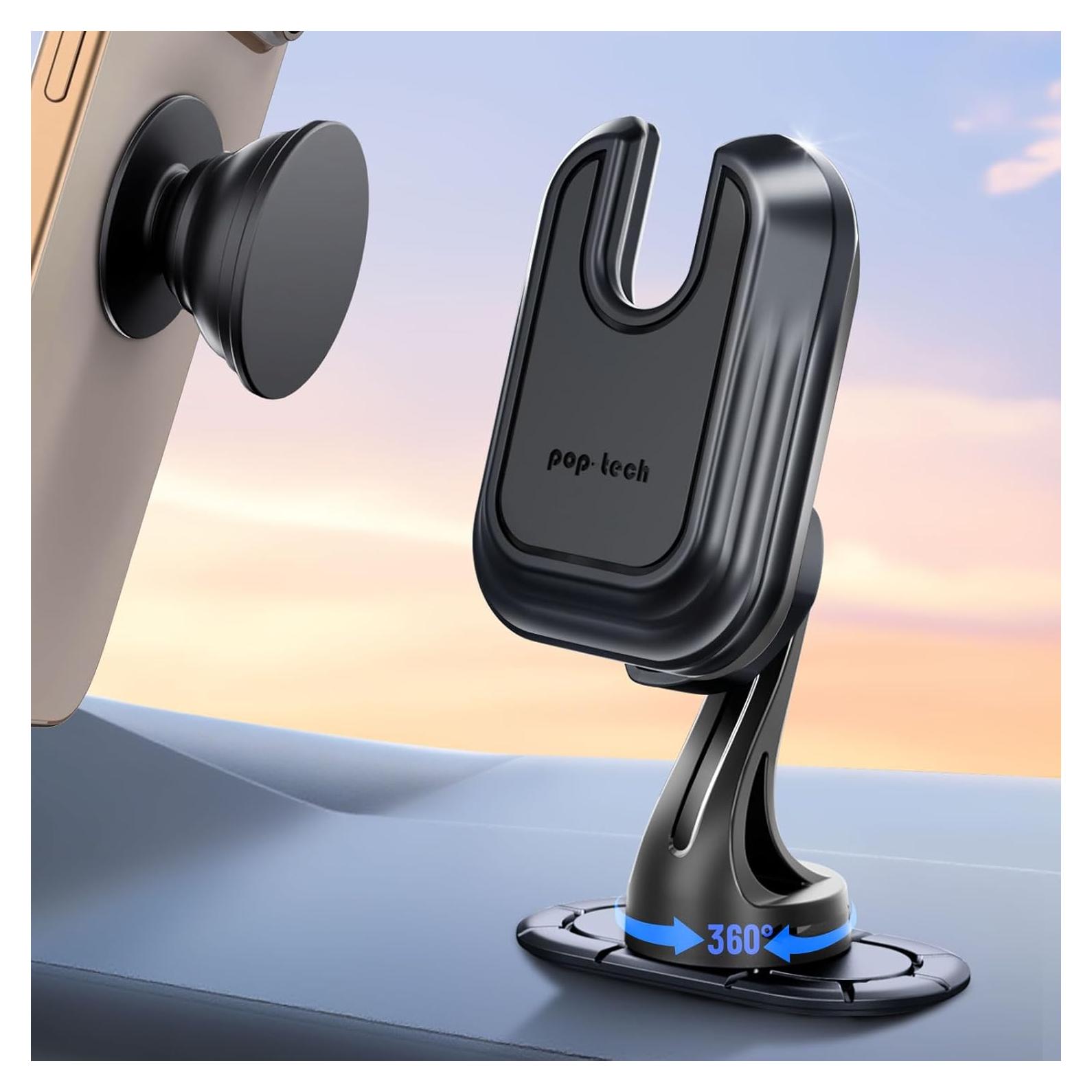 Soporte para Teléfono en Coche Pop-Tech 360° Ajustable