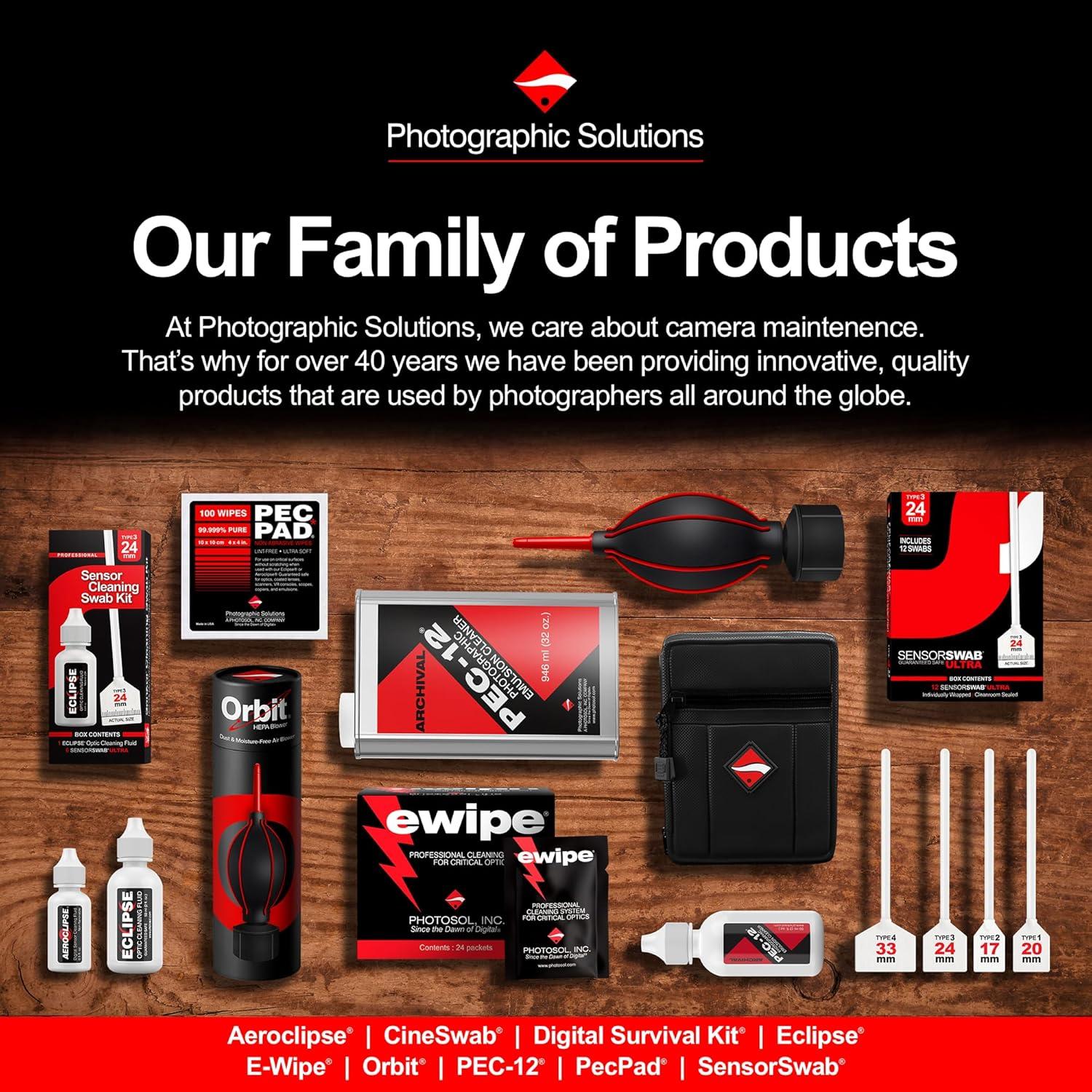 Toallitas de Limpieza Sin Pelusa PEC-PAD Eclipse 10x10 cm