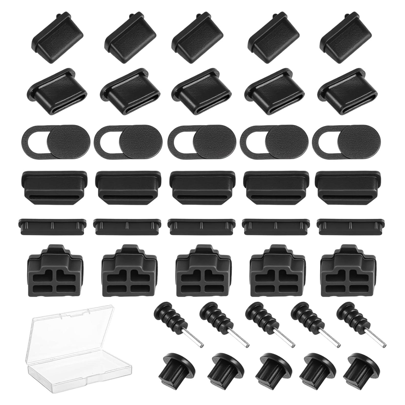 40 Tapas de Polvo USB Silicona Gjinxi para Puertos Diversos