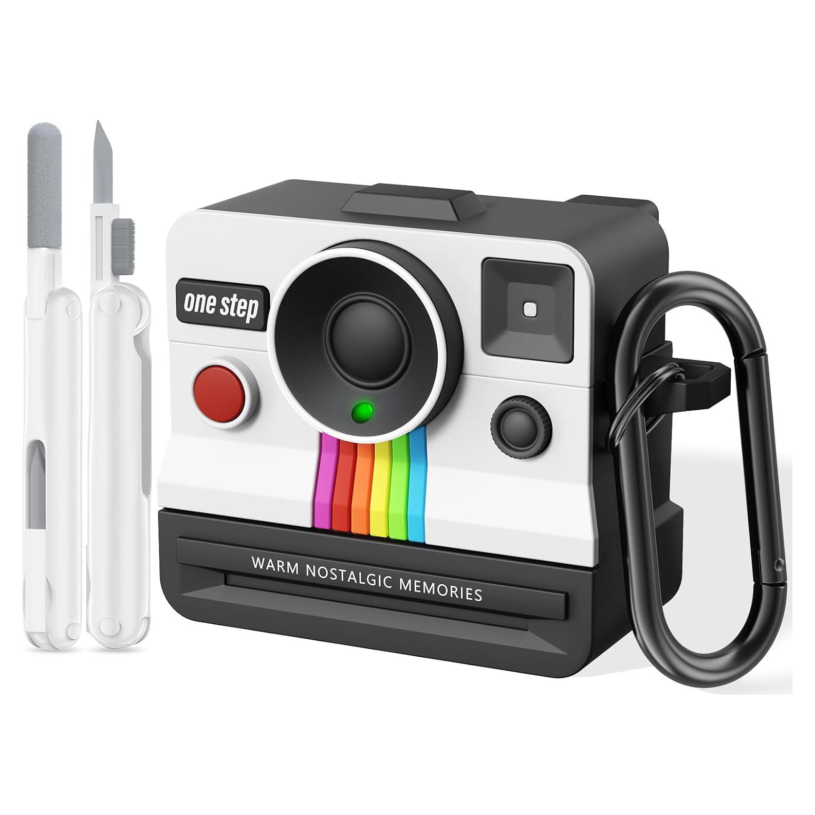 Funda Silicona VISOOM Retro para AirPods Pro 1/2 - Blanca