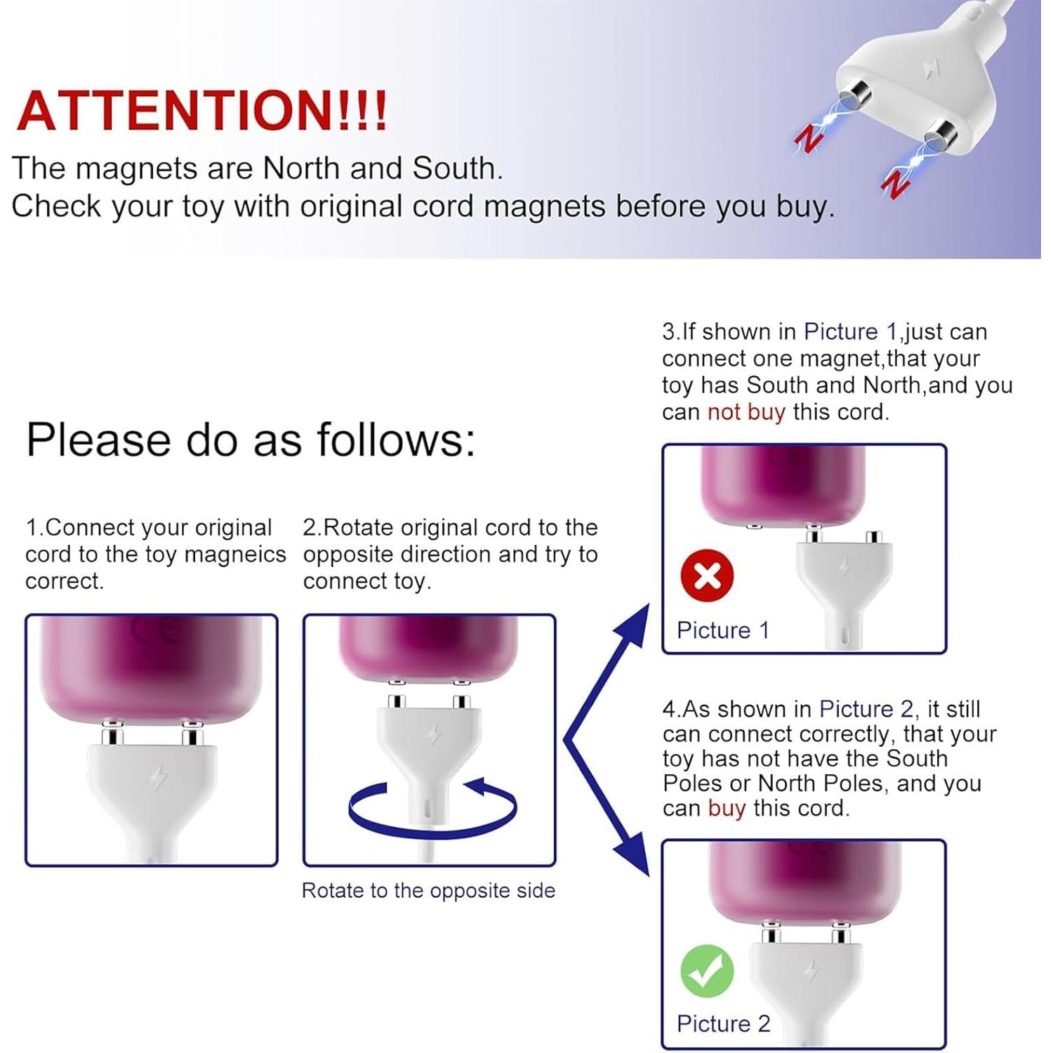 Cable de Carga Magnético USB Fertile Rain 2.7 pies 5MM