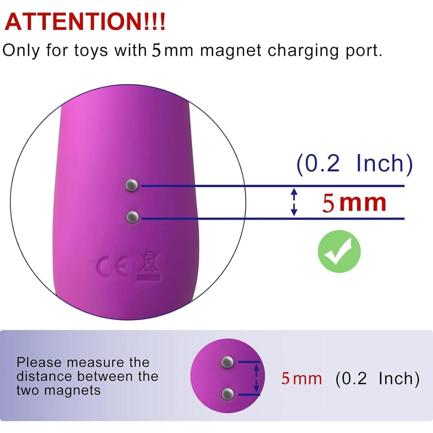 Cable de Carga Magnético USB Fertile Rain 2.7 pies 5MM