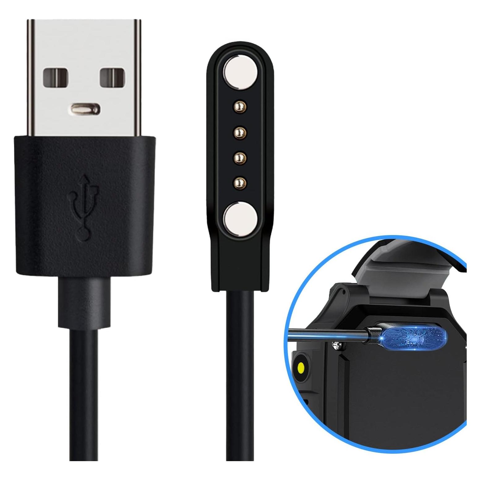 Cable de Carga Magnético PTHTECHUS para Reloj Inteligente 4G