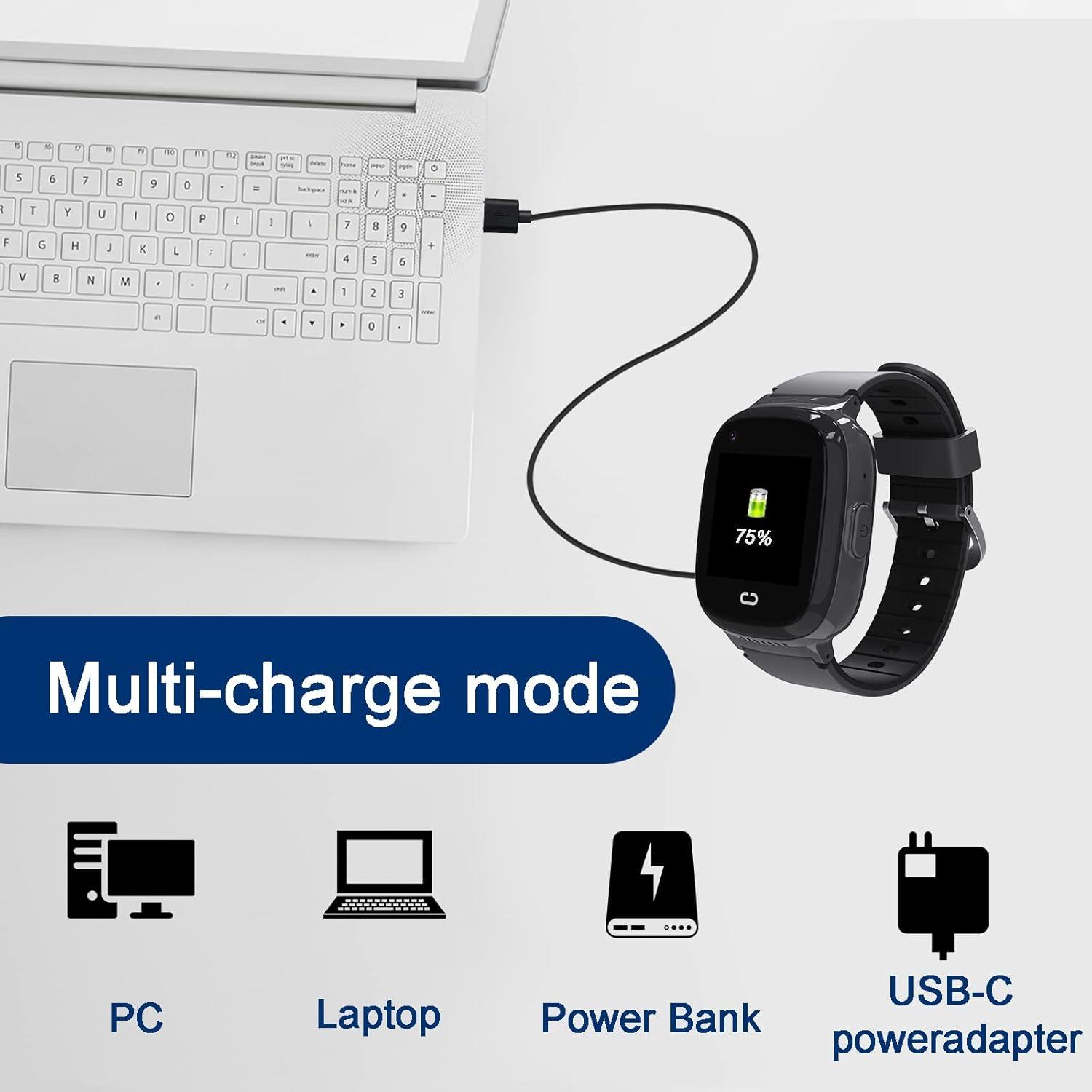 Cable de Carga Magnético PTHTECHUS para Reloj Inteligente 4G