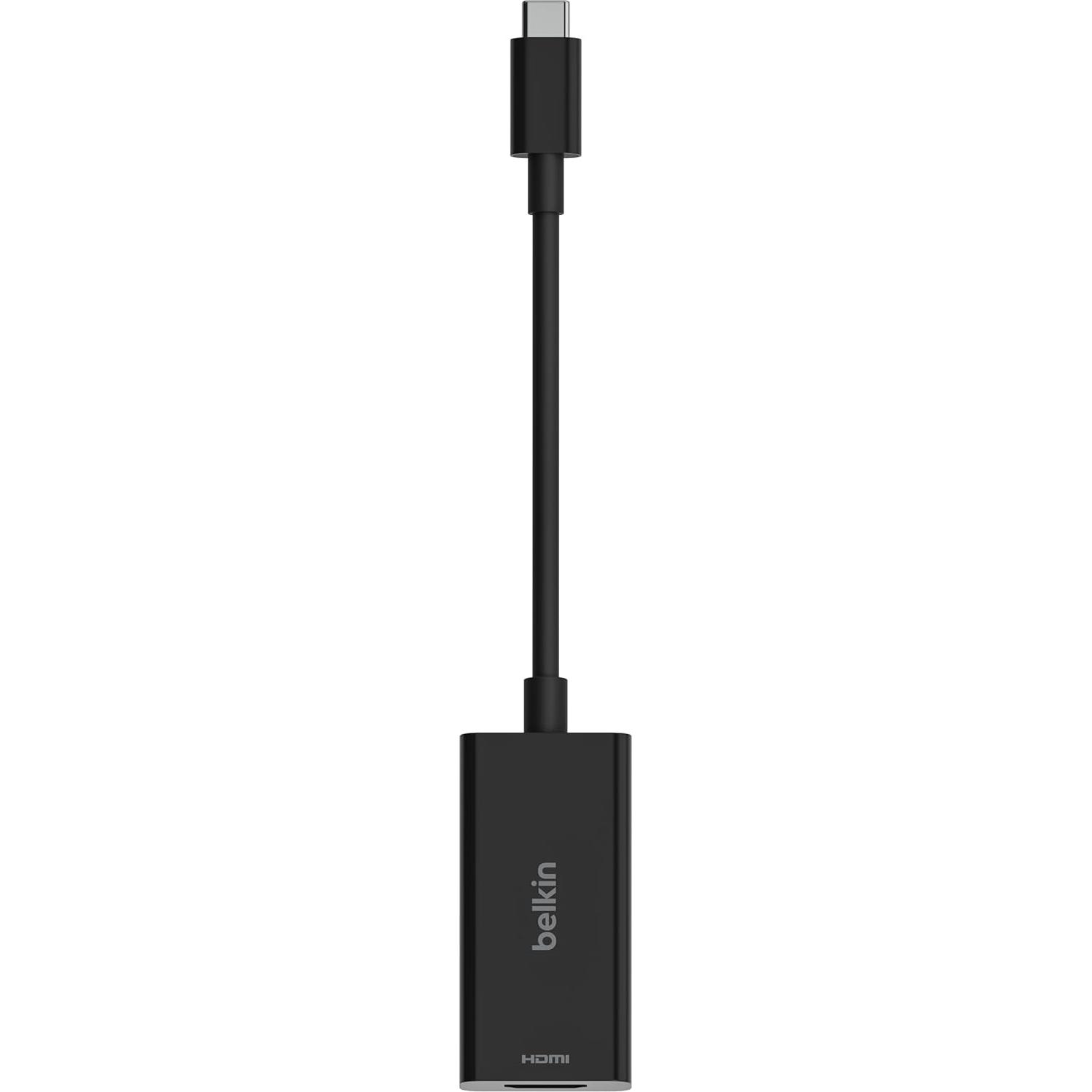 Adaptador USB-C a HDMI 2.1 Belkin 8K 60Hz 4K 144Hz Negro