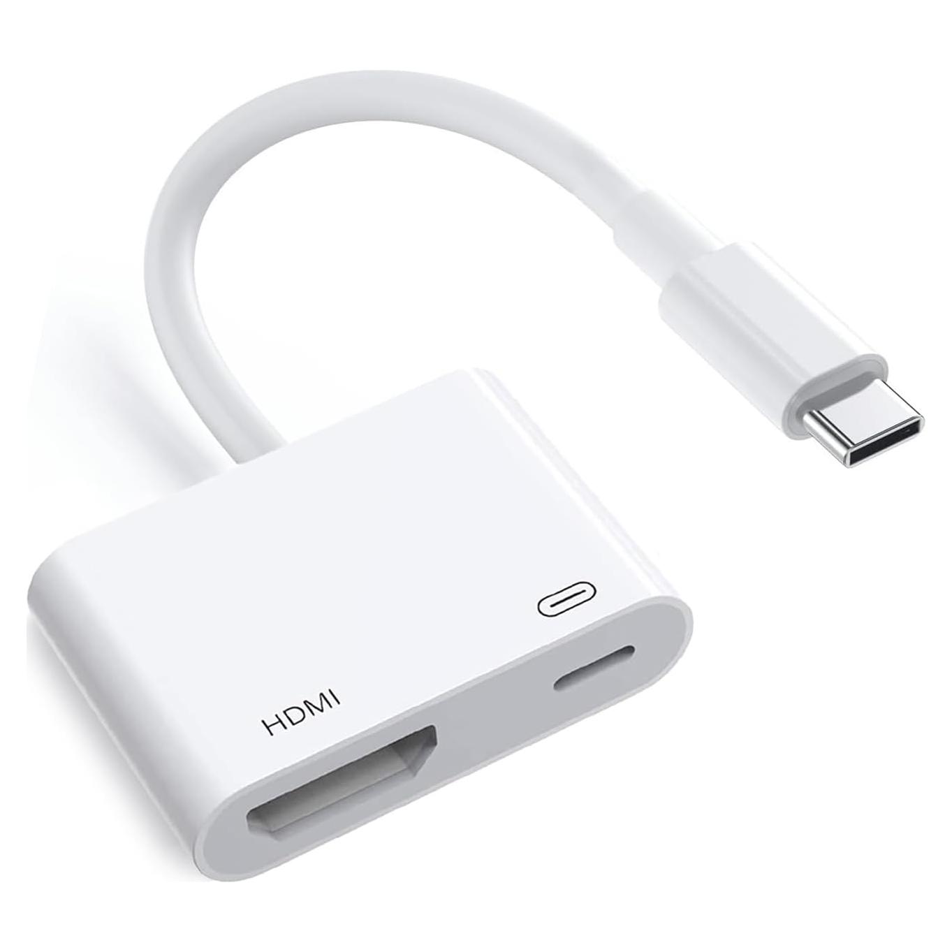 Adaptador USB-C a HDMI 4K 60Hz MFi Apple para iPhone 15/16