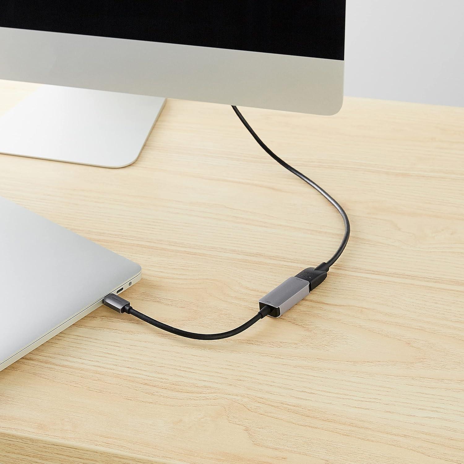 Adaptador USB-C 3.1 a HDMI 4K Amazon Basics Gris