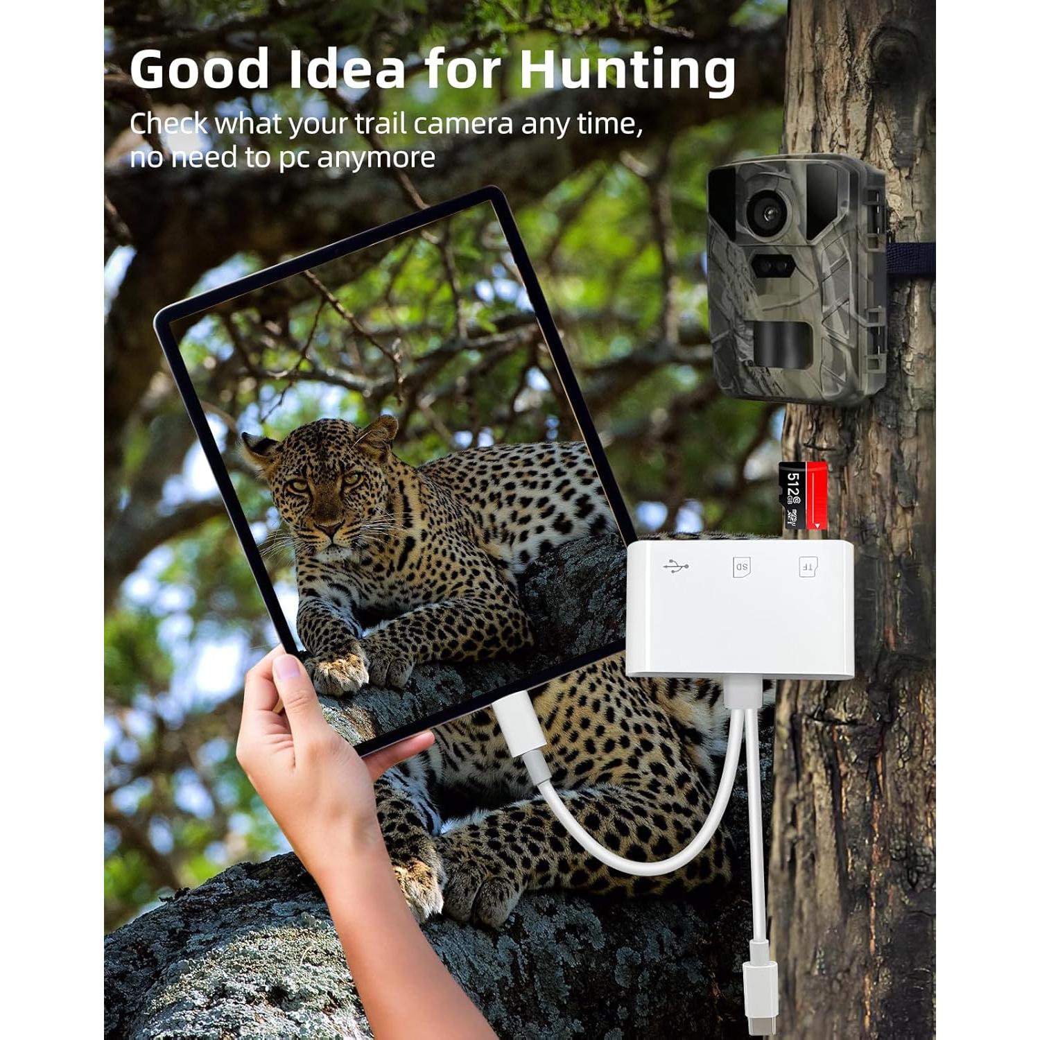 Adaptador de tarjeta SD PIYILO CR01 para iPhone y MacBook