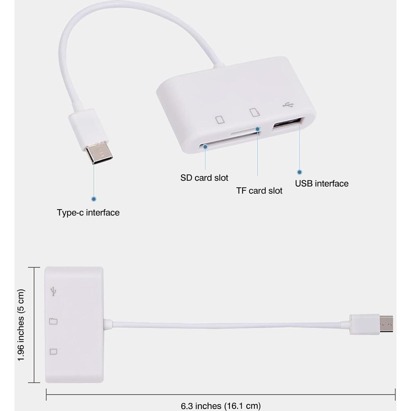 Lector de Tarjeta SD USB-C Wansurs 2 en 1 para Android