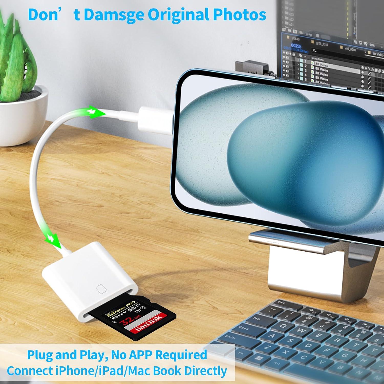 Lector de Tarjetas SD USB C Belcompany para iPhone 15/16