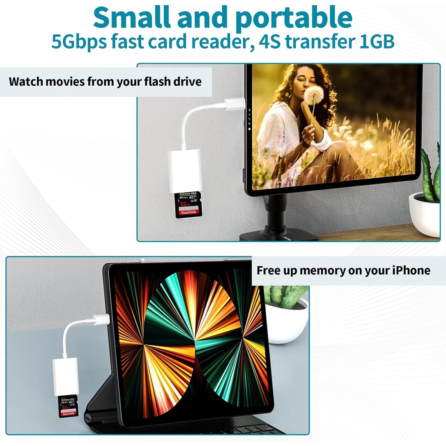 Lector de Tarjetas SD USB C Belcompany para iPhone 15/16