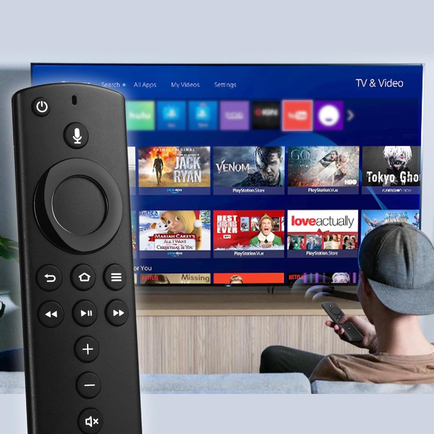 Control Remoto Reemplazo PUPINGPIG para Fire TV 3ra Gen con Voz