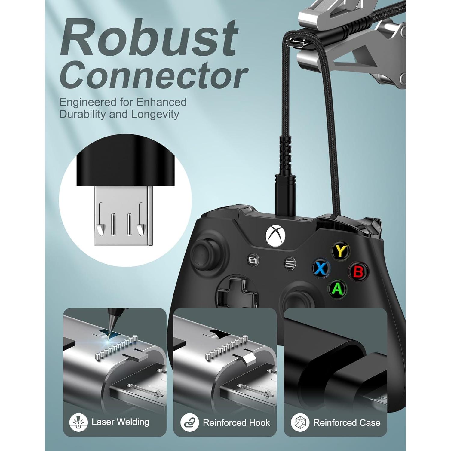 Cargador Micro USB Doble Puerto AILKIN con Cable 1.83m