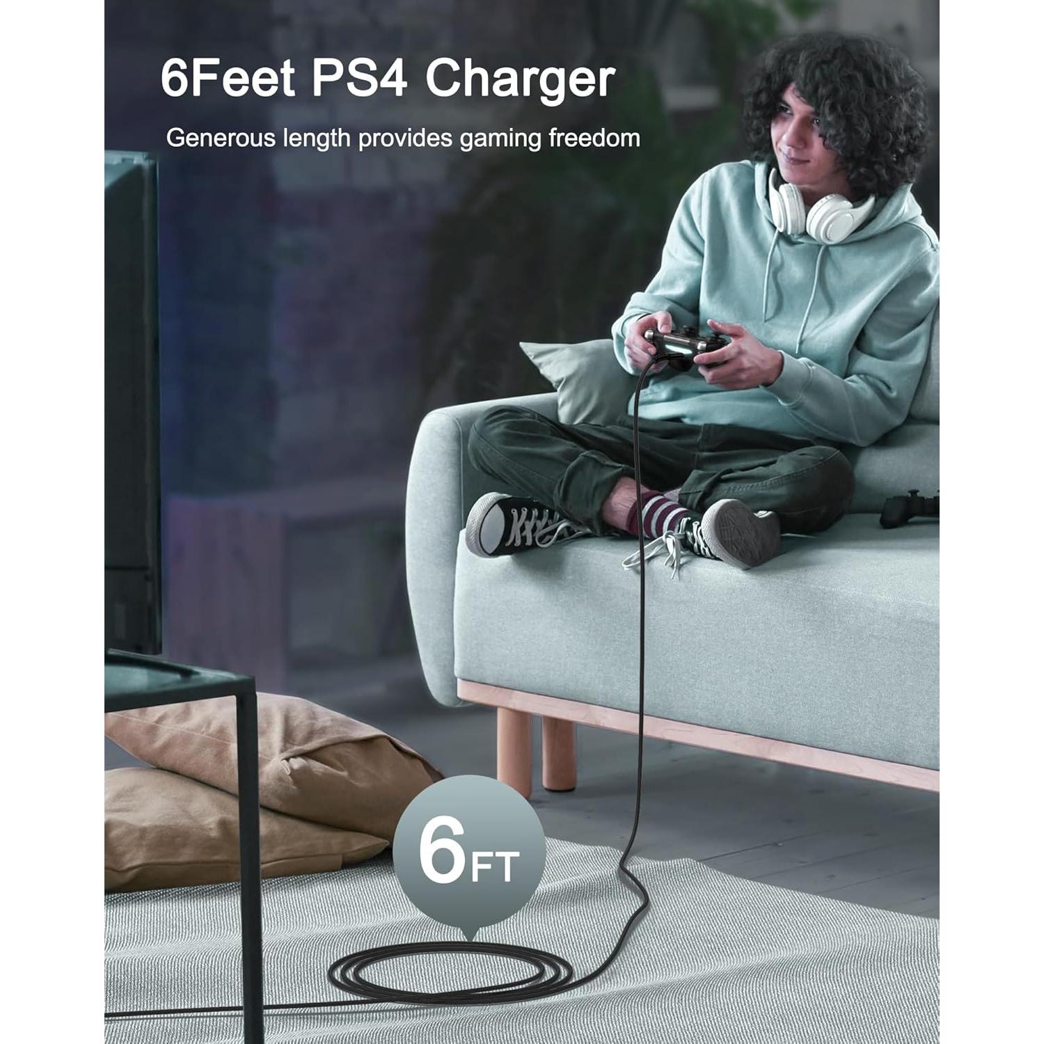 Cargador Micro USB Doble Puerto AILKIN con Cable 1.83m