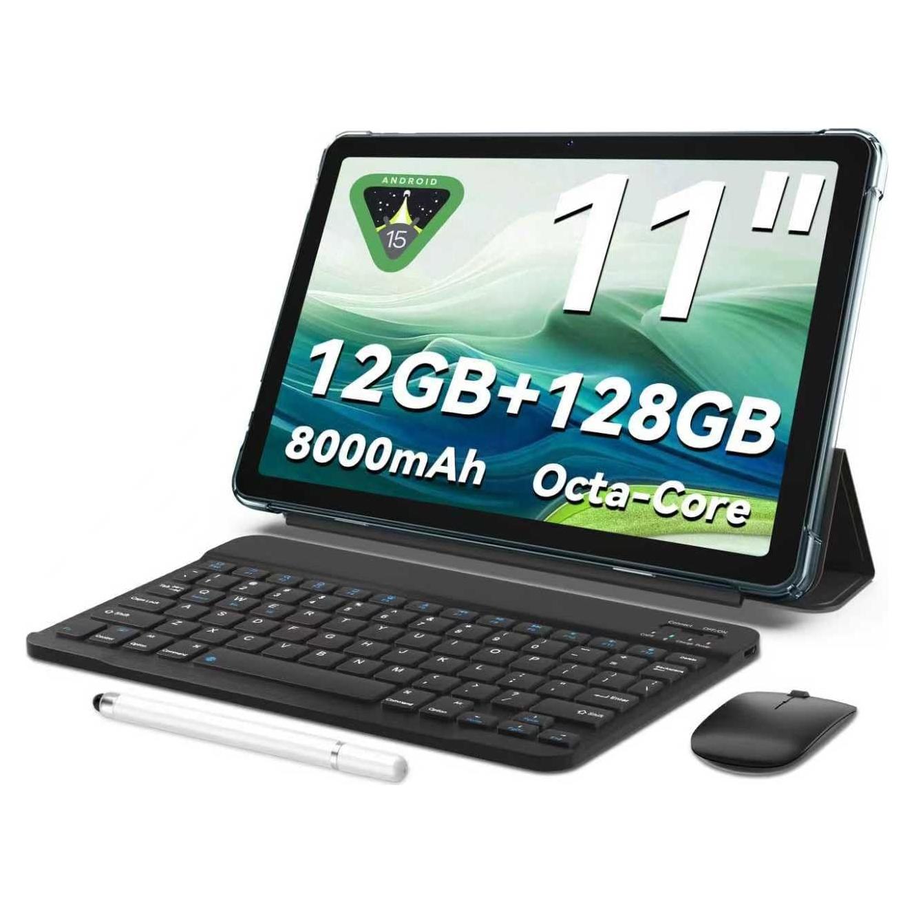 Tablet KELANYIS 11" Android 15 Octa-Core 12GB RAM 128GB ROM