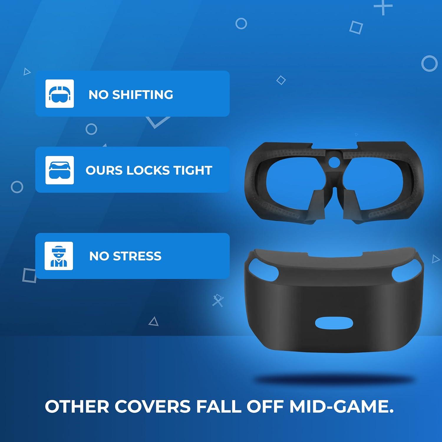 Escudo de Luz Skywin PSVR + Piel Silicona Protectora PS4 VR