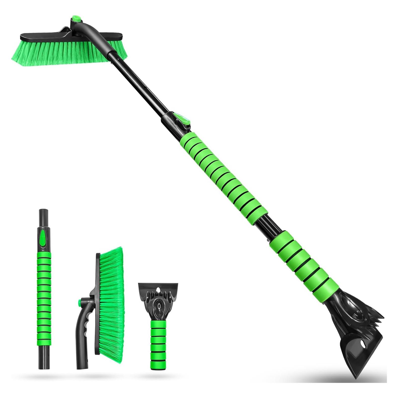Raspador de Hielo y Cepillo de Nieve SEAAES 112 cm Verde