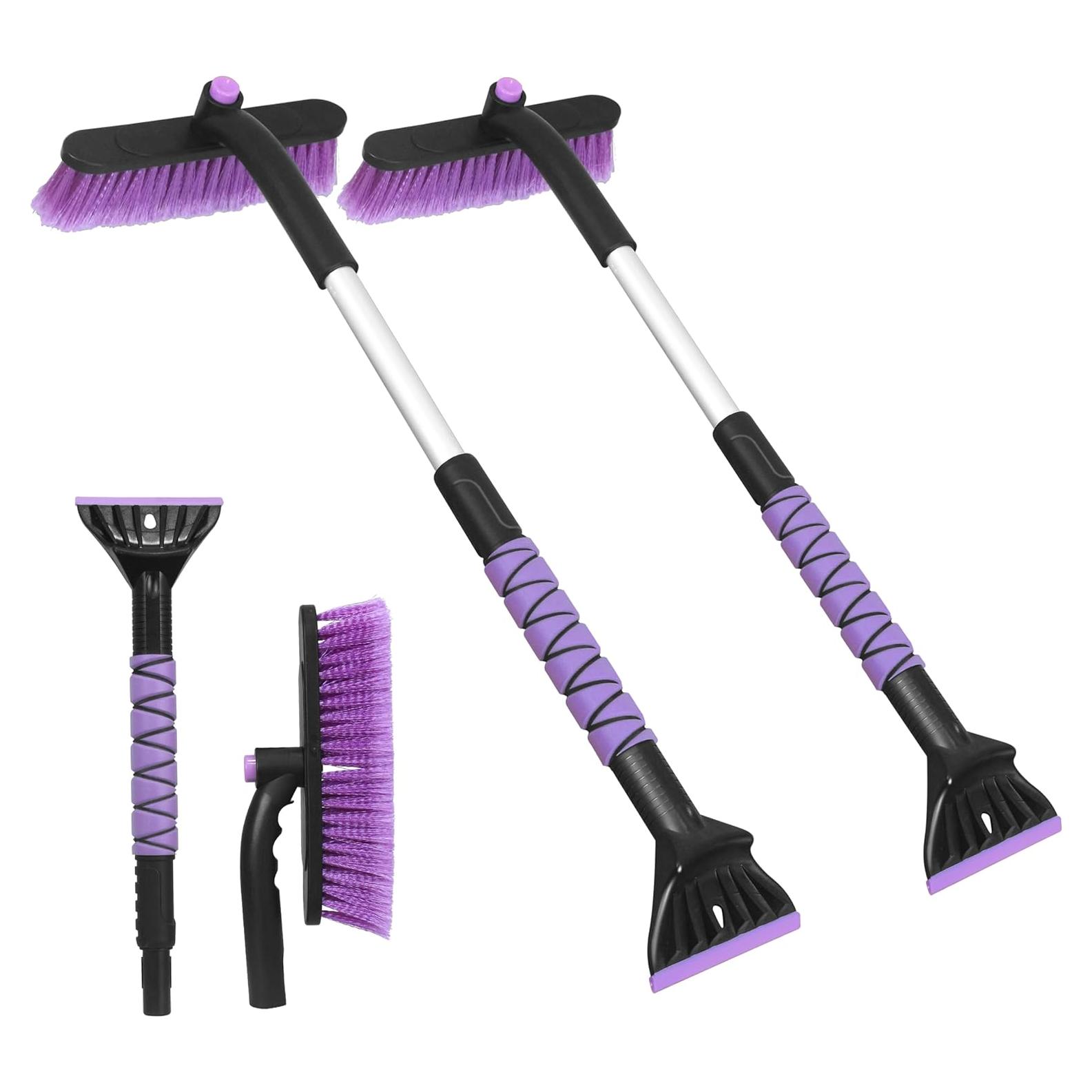 Gardzen Cepillo de Nieve y Raspador de Hielo 2-en-1 82cm