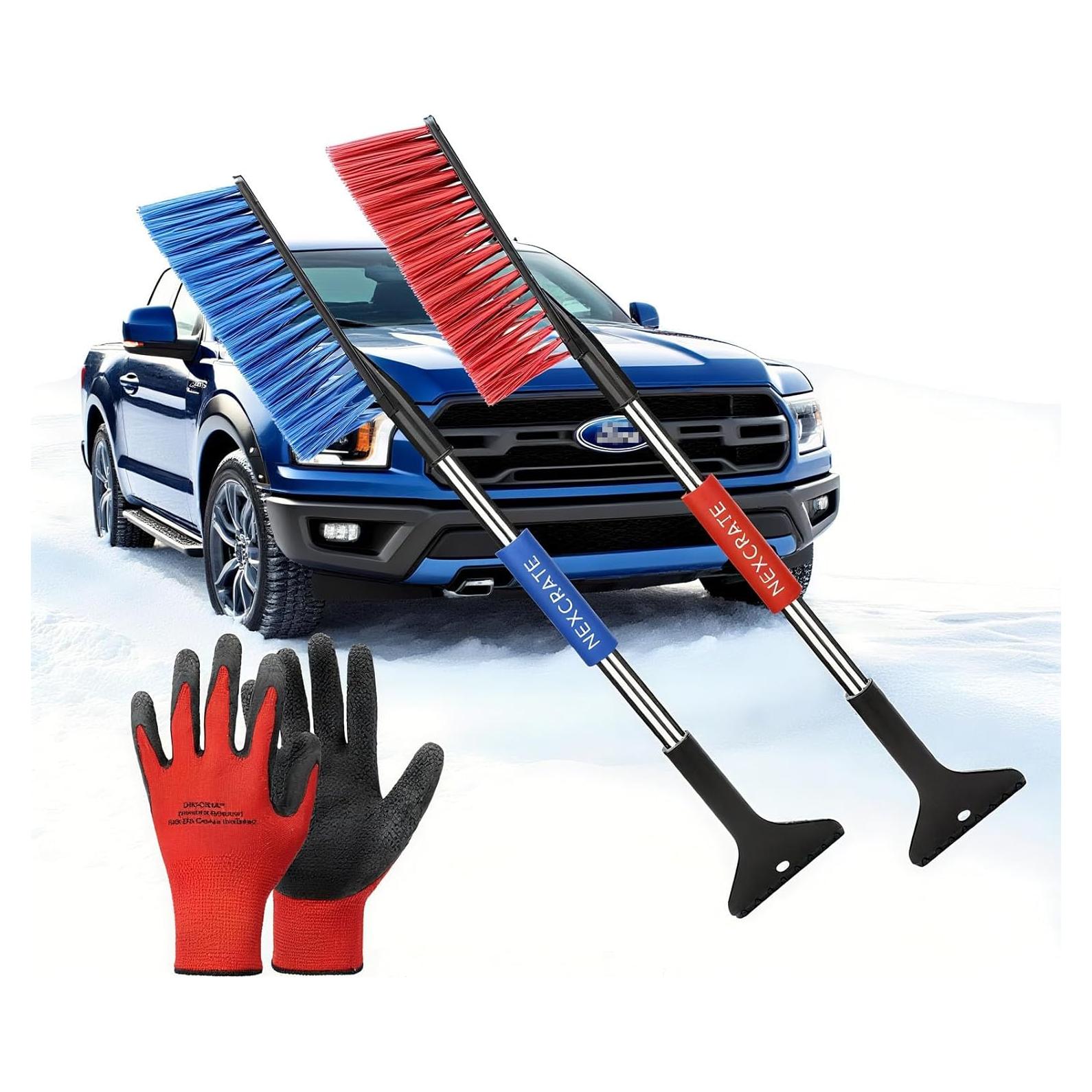 Cepillo de Nieve y Raspador de Hielo Nexcrate HI22 2-en-1