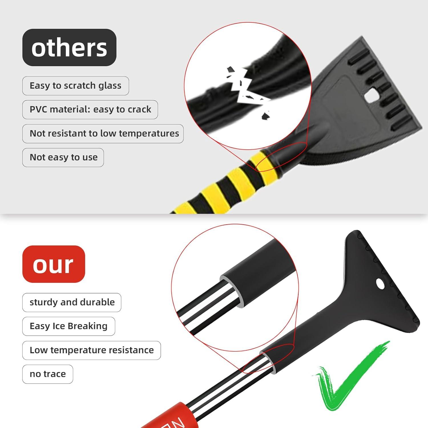 Cepillo de Nieve y Raspador de Hielo Nexcrate HI22 2-en-1