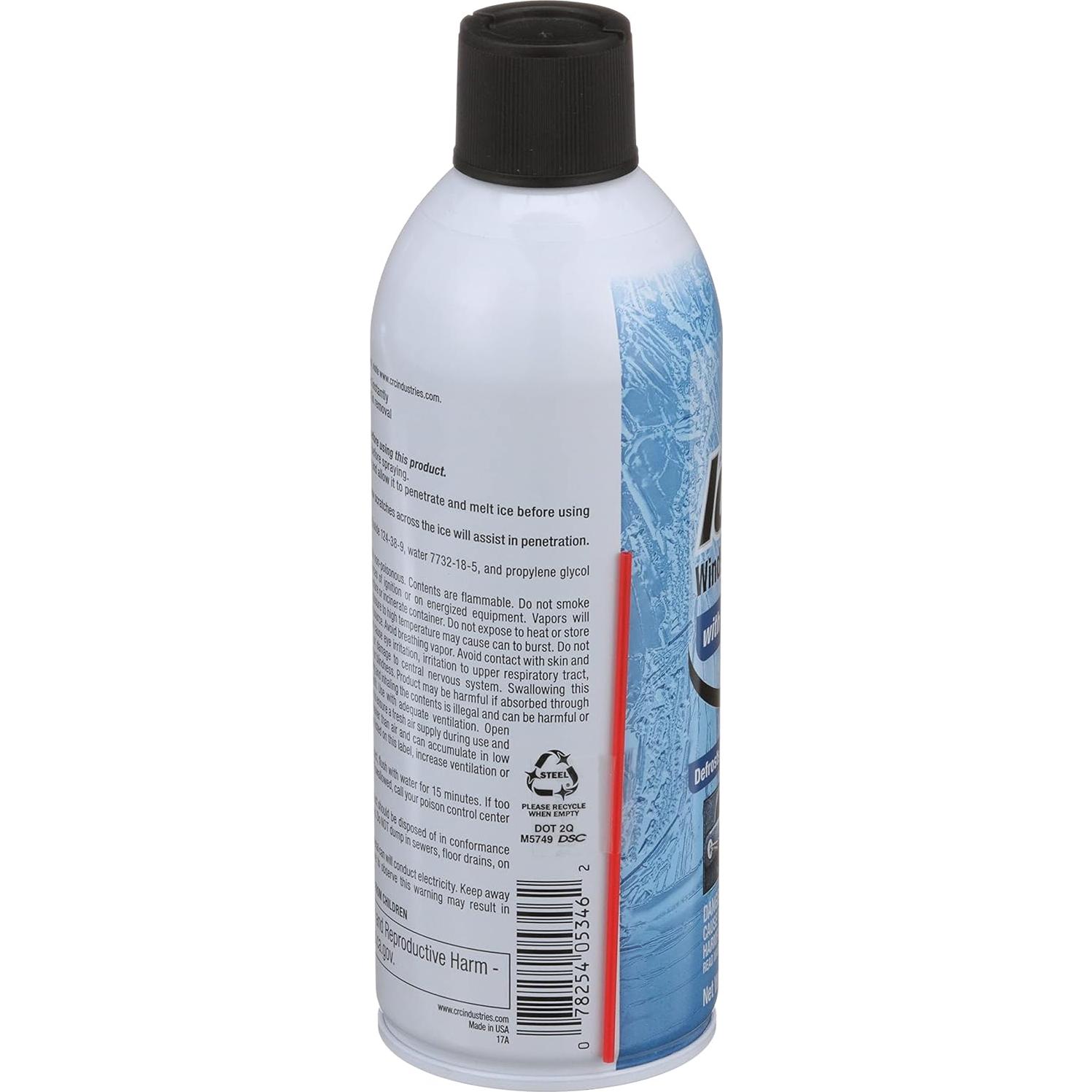 Spray Deshielador CRC Ice-Off 340 g para Parabrisas y Cerraduras