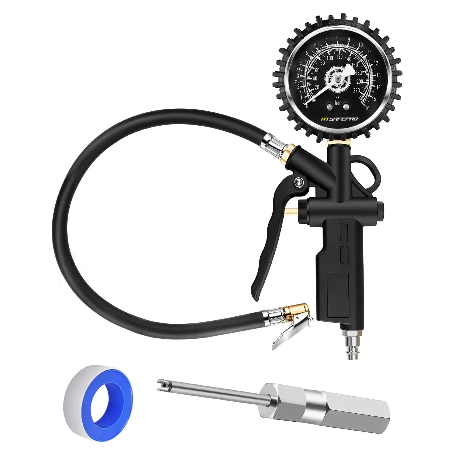 Medidor de Presión de Neumáticos ATsafepro AT-AS013C 0-16 BAR