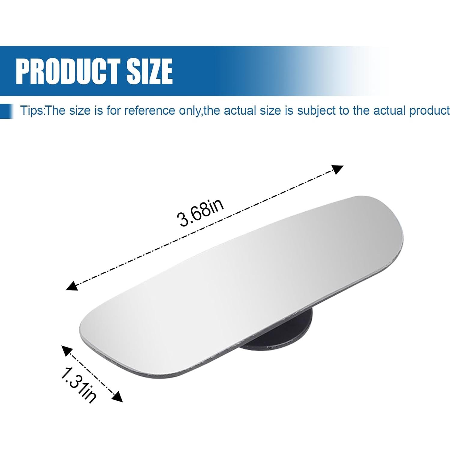 Espejo Convexo de Punto Ciego UHANBUT 9.34x3.33cm Ajustable