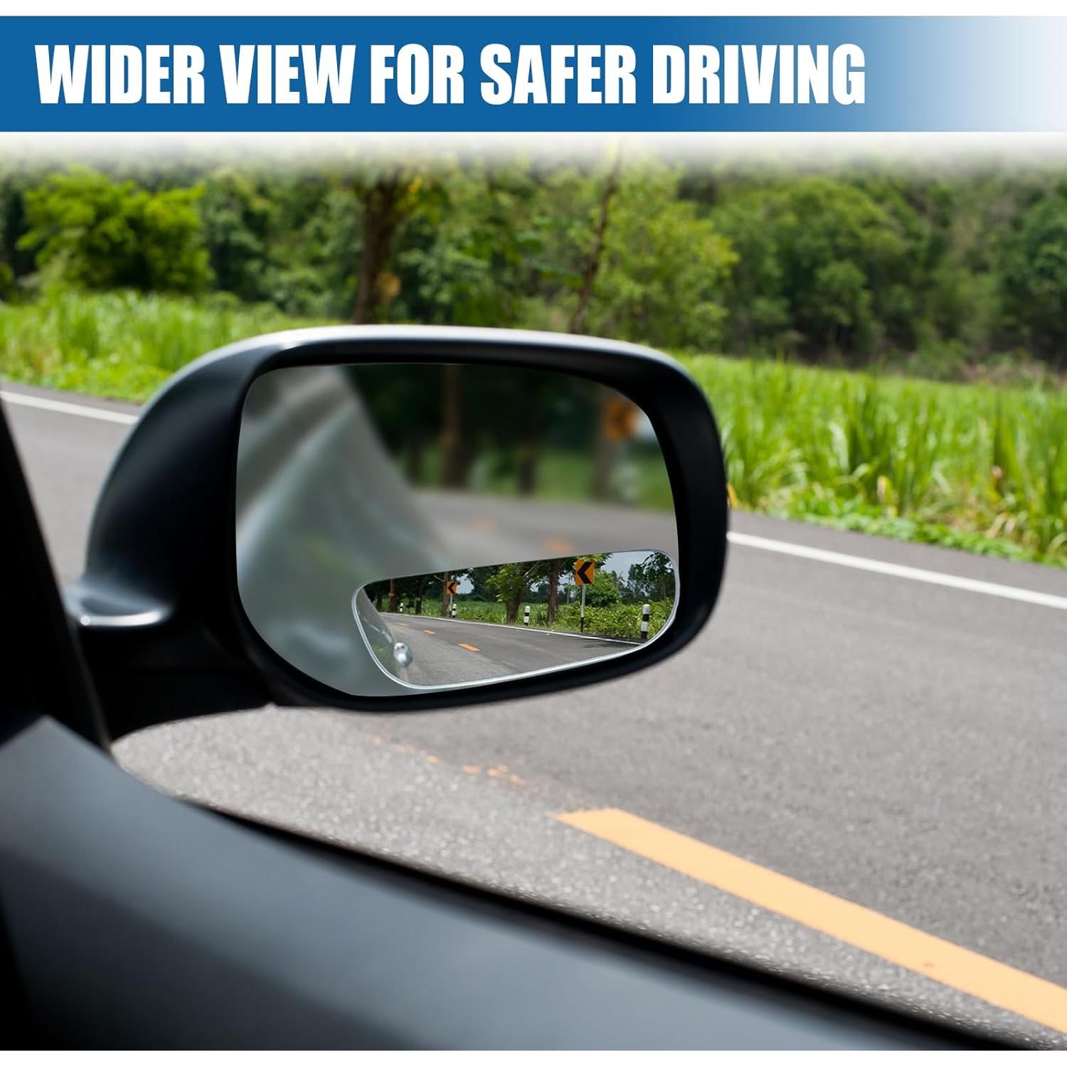 Espejo Convexo de Punto Ciego UHANBUT 9.34x3.33cm Ajustable