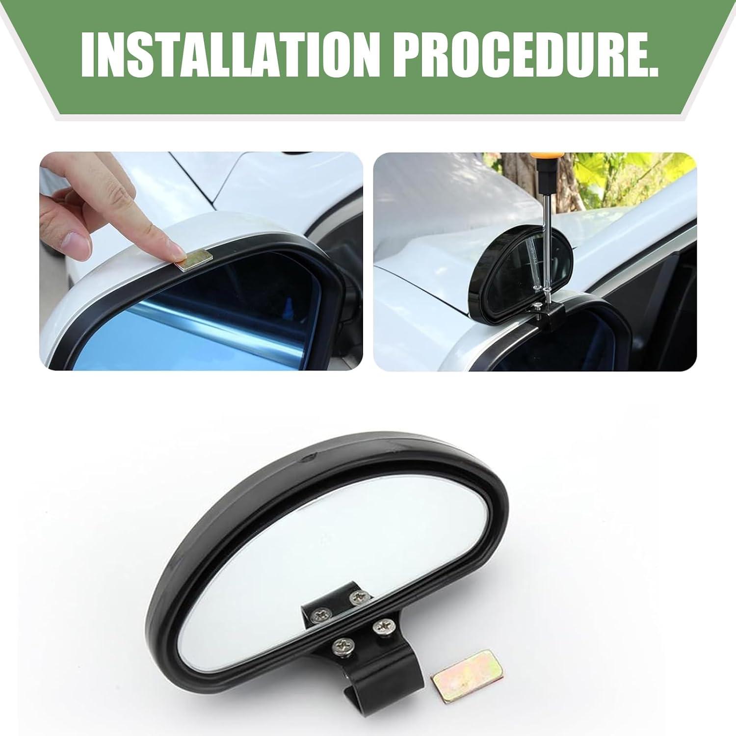 Espejos de Punto Ciego Downhill 2 PCS Ajustables HD