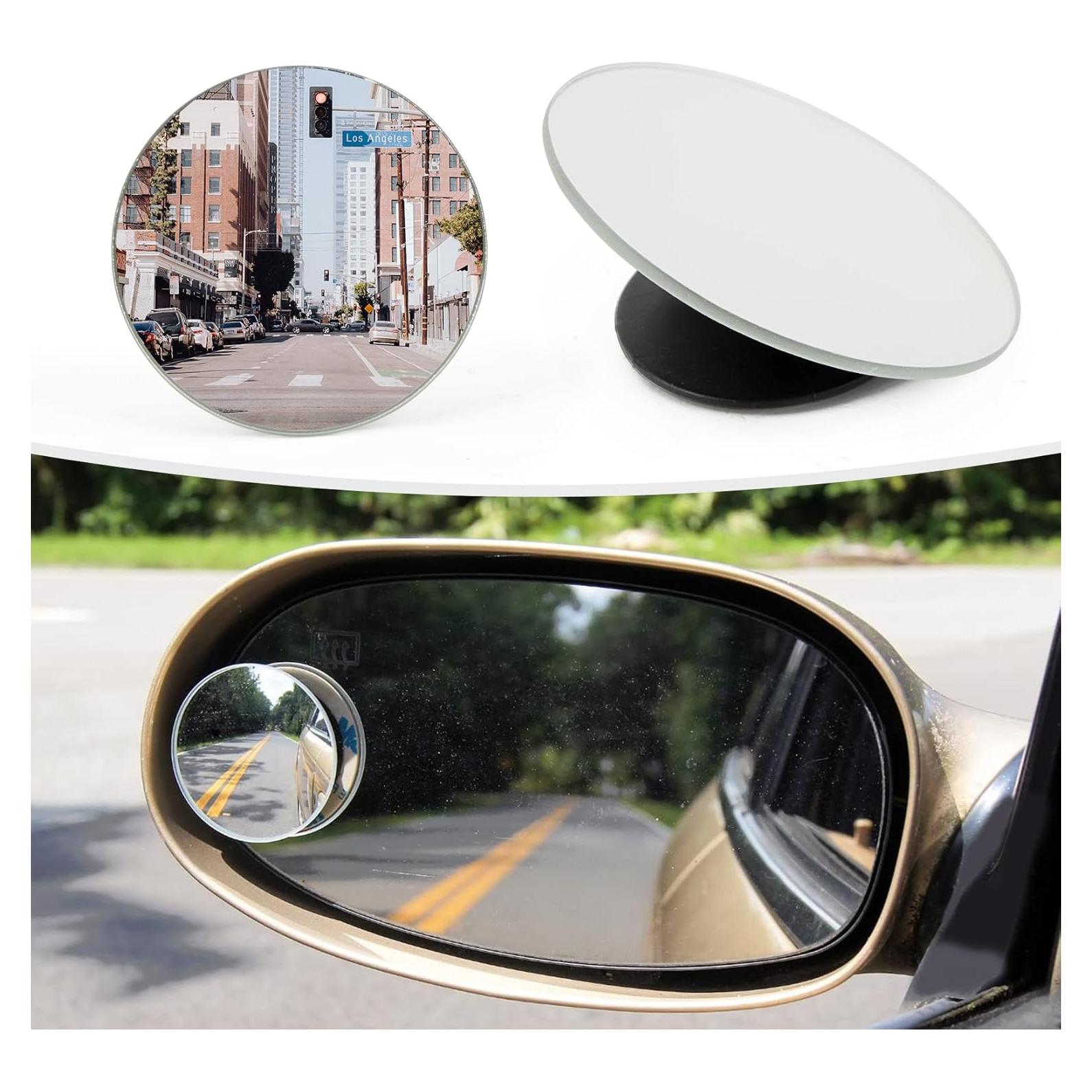 Espejo Convexo Redondo PSLER 5.08 cm para Punto Ciego Auto