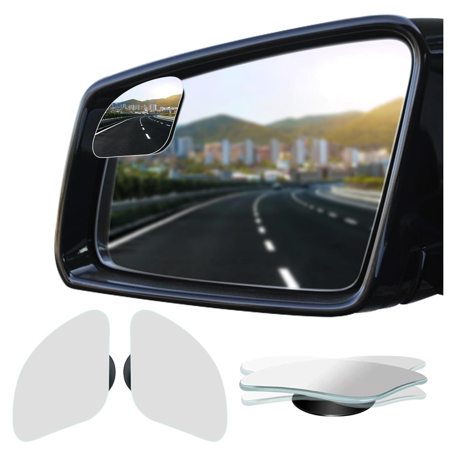 Espejo Convexo de Punto Ciego Ampper - Paquete de 2, HD 4.7x4.5cm