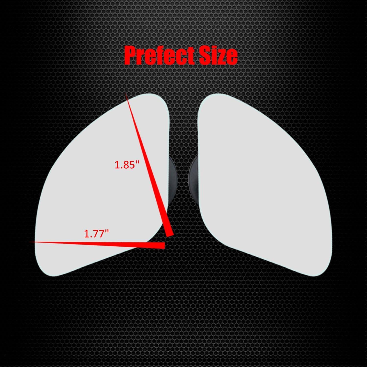 Espejo Convexo de Punto Ciego Ampper - Paquete de 2, HD 4.7x4.5cm