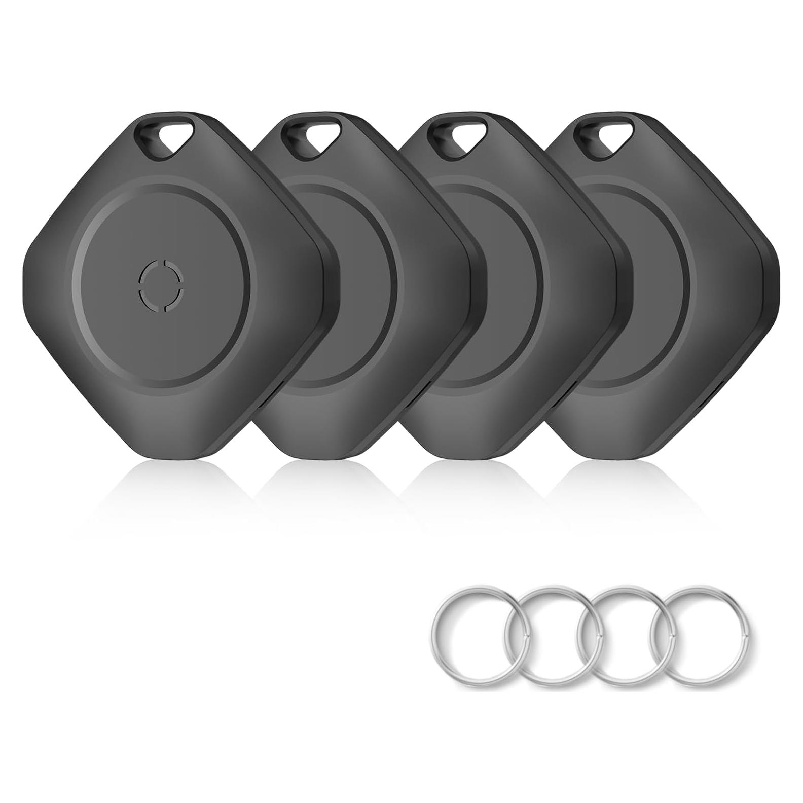 Etiquetas de Seguimiento WeTag 2 - Paquete de 4, Bluetooth, Negro