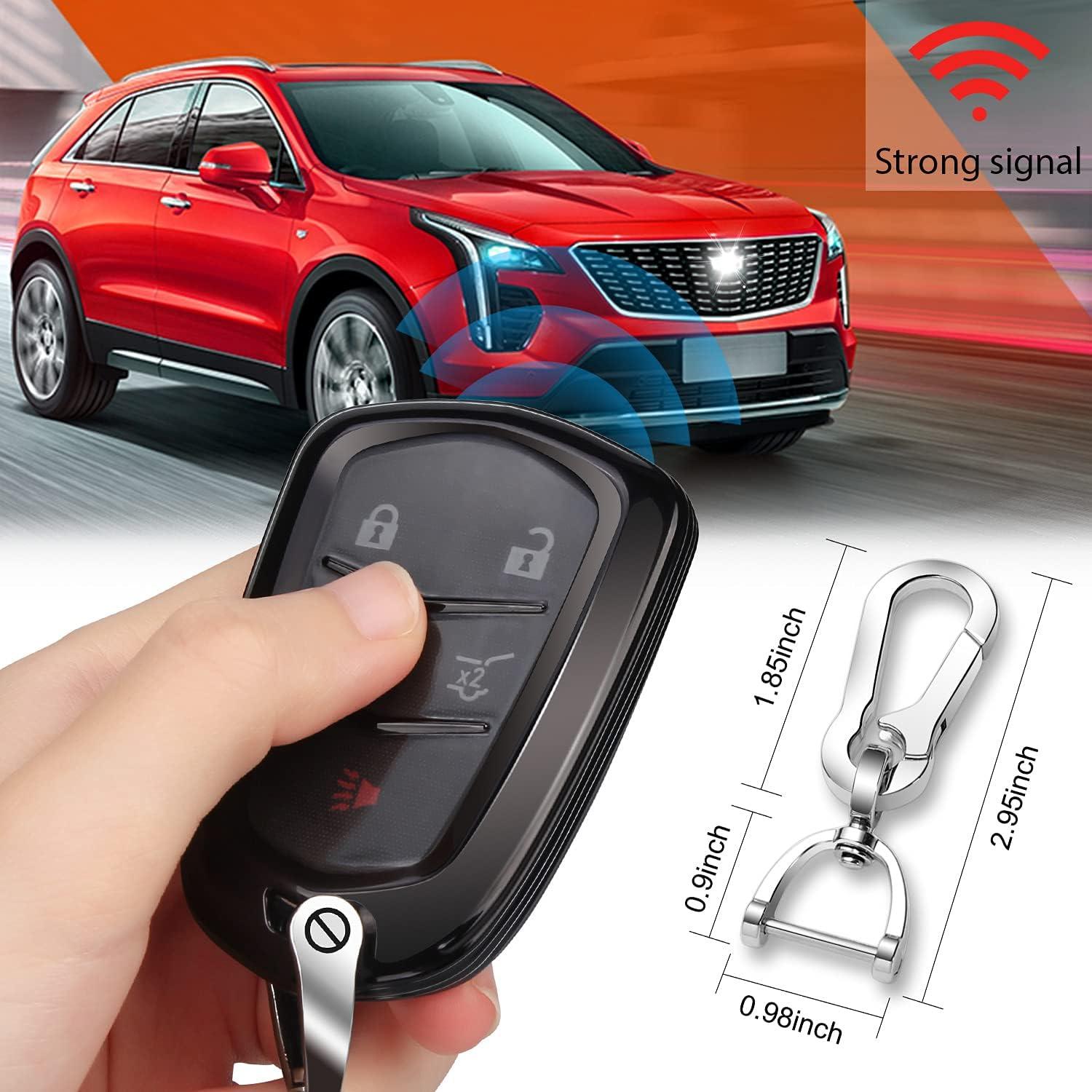 Funda de Llave QBUC para Cadillac 2015-2019 - TPU Negro