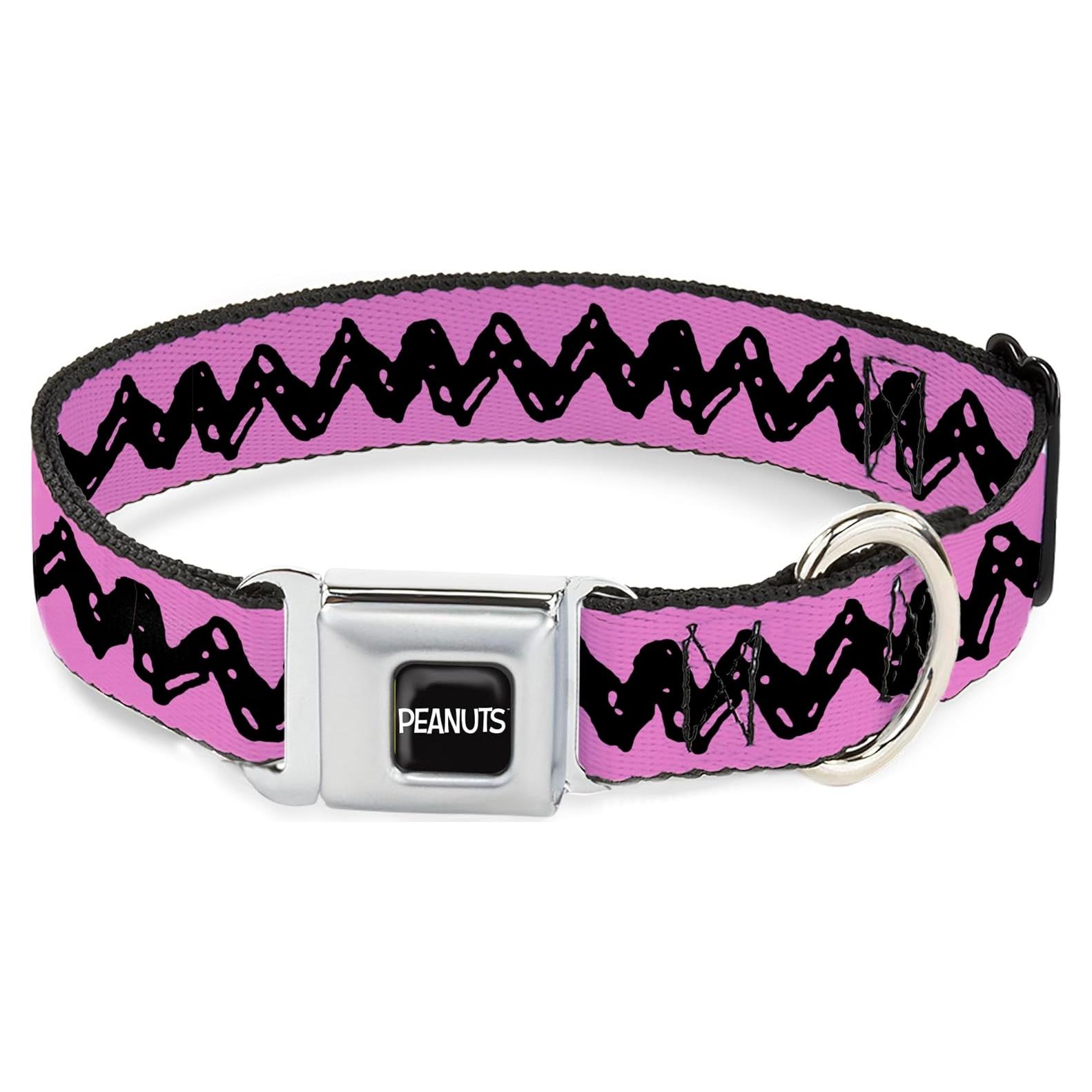 Collar para Perros Peanuts Buckle-Down 24.1-33 cm Rosa