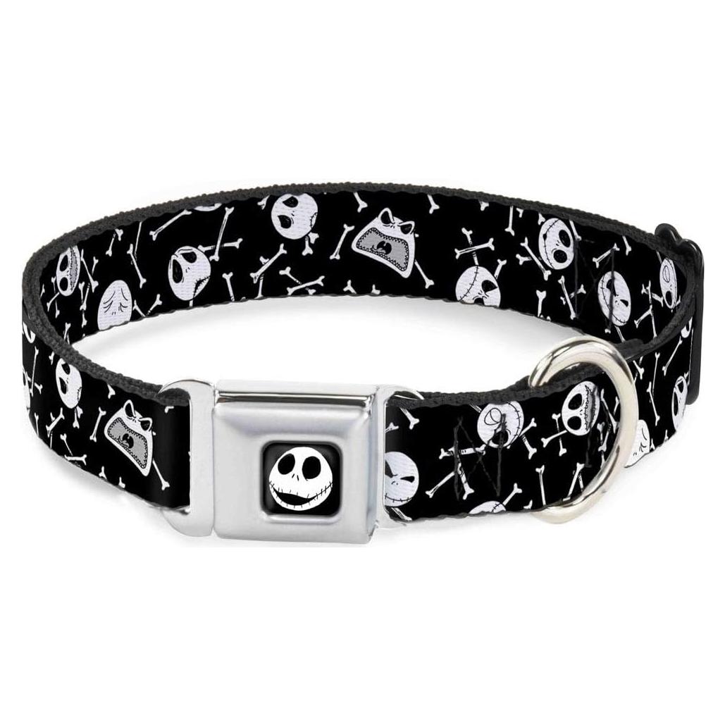 Collar de Perro Buckle-Down Huesos Esparcidos 11-17 cm