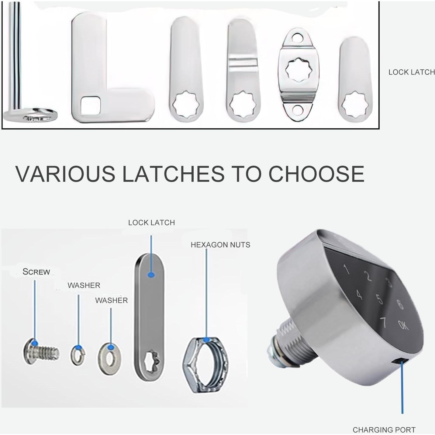 Cerradura Electrónica Táctil Lelukee para Armarios y Buzones