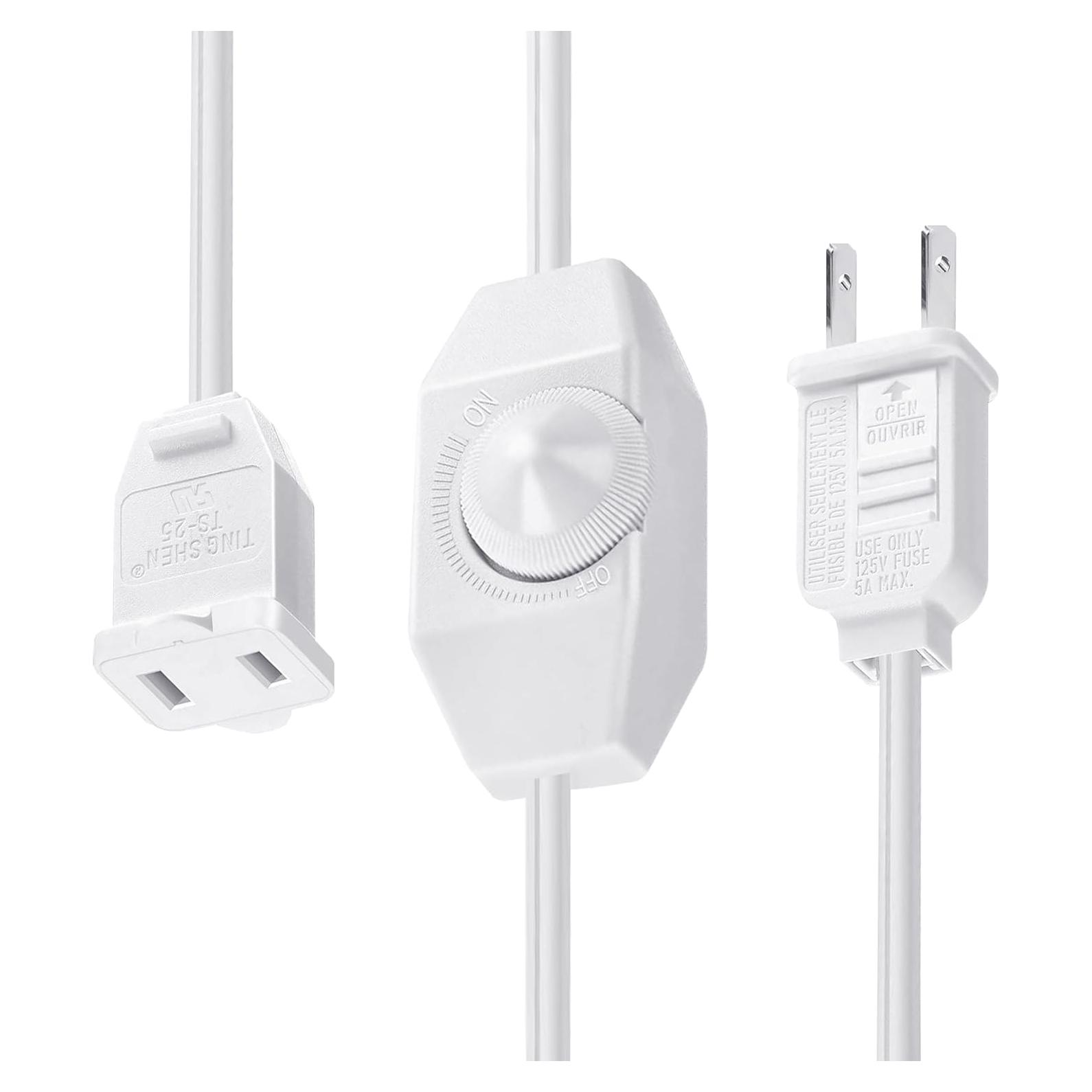 Cable de Extensión con Interruptor Regulador Fiabtool 1.8m