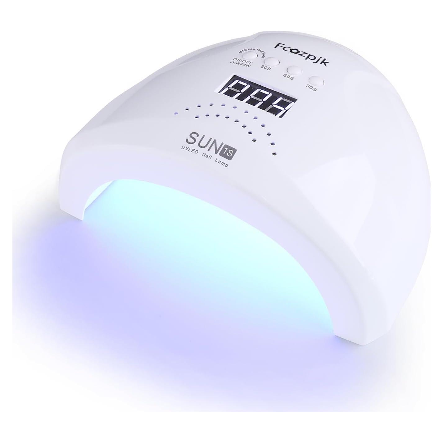 Secador de Uñas UV LED 48W Jinfei con 30 Perlas y Temporizador