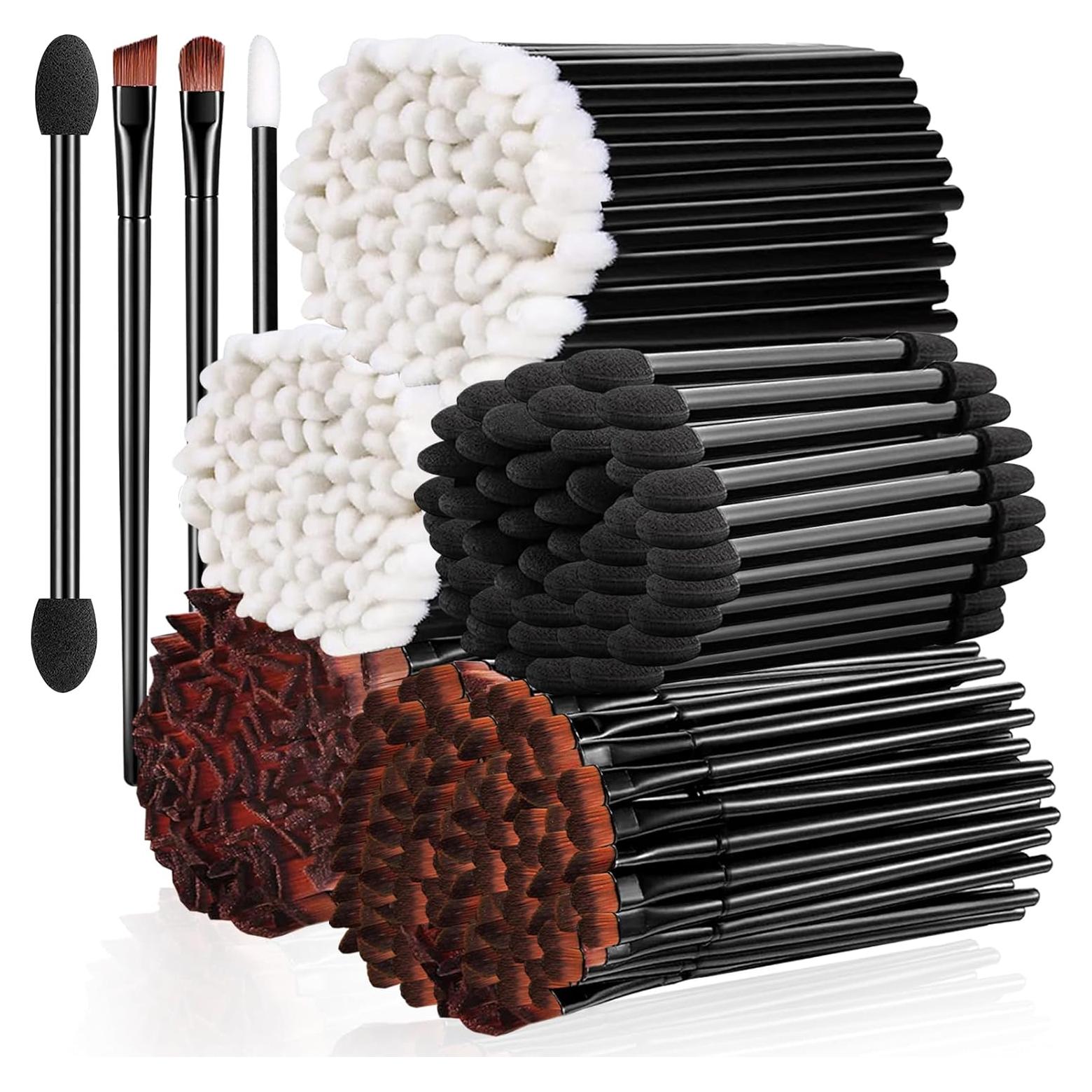 Juego de Brochas Desechables AUHOKY 250 Piezas para Maquillaje