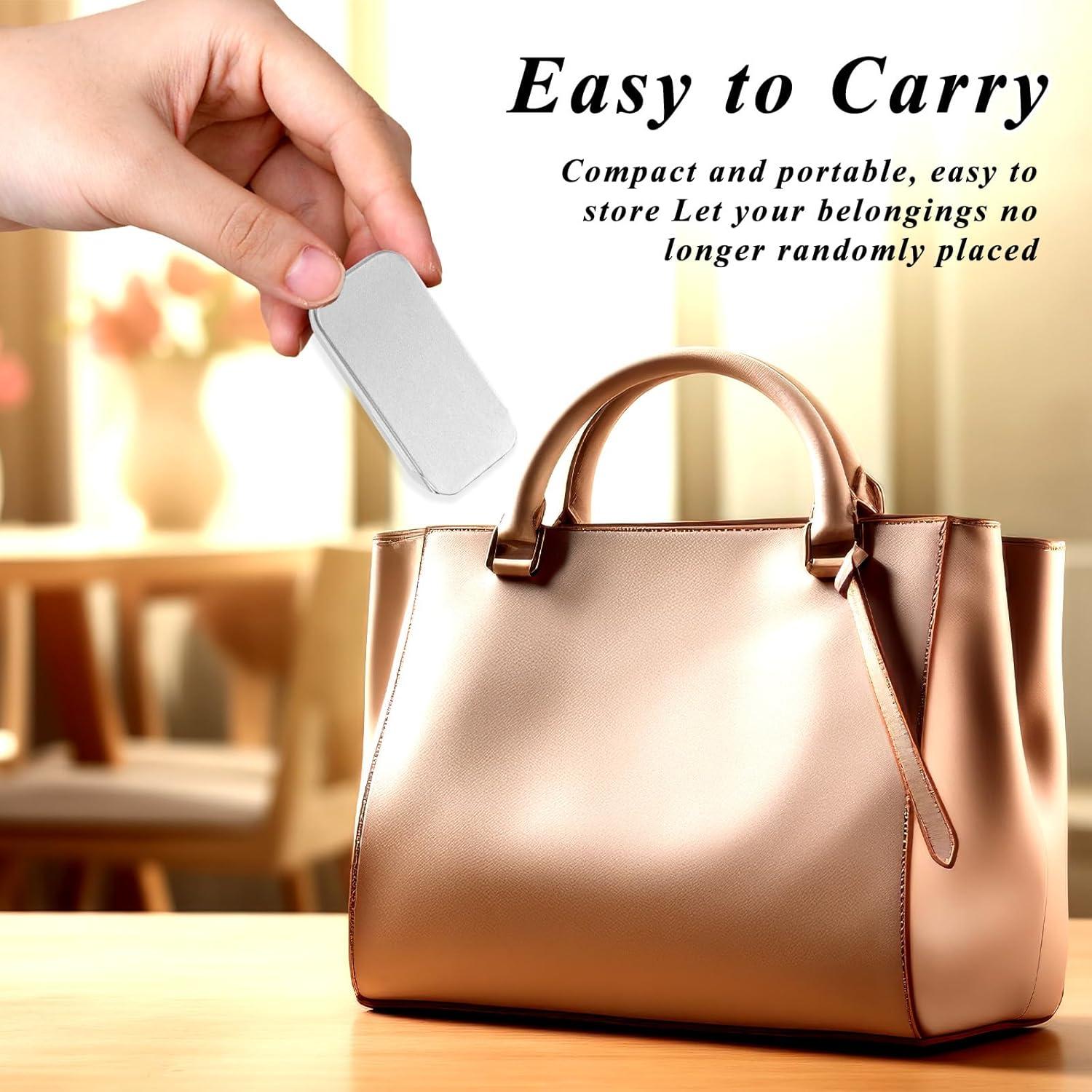 6 Latas Rectangulares de Almacenamiento Metal Larrel Plata