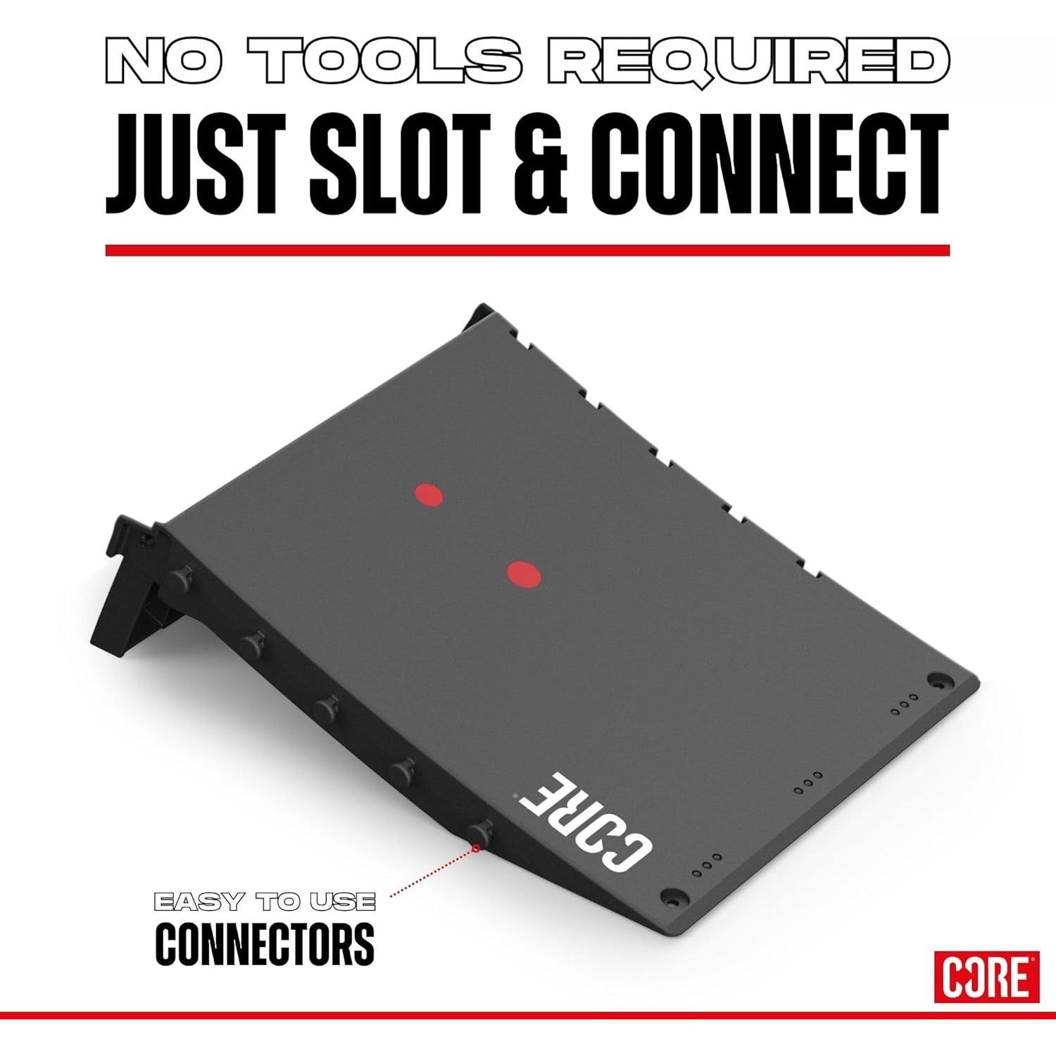 Rampa de Skate CORE Mini Kicker Plegable 55x39x18cm 2.1kg